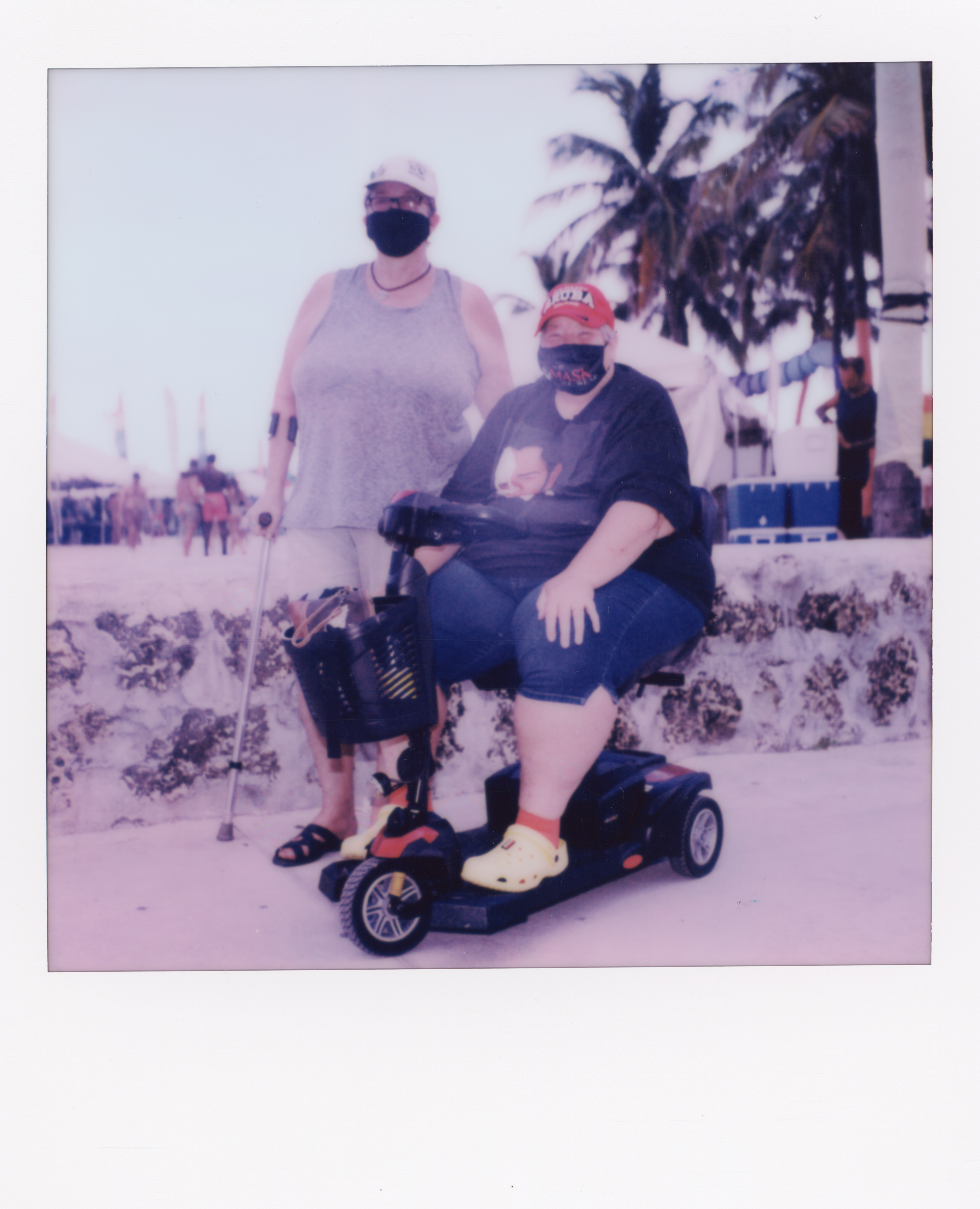 Miami 2021 Polaroid 142, a one-of-one instant photograph made in Miami, Florida, 2021 by Robert Andy Coombs.