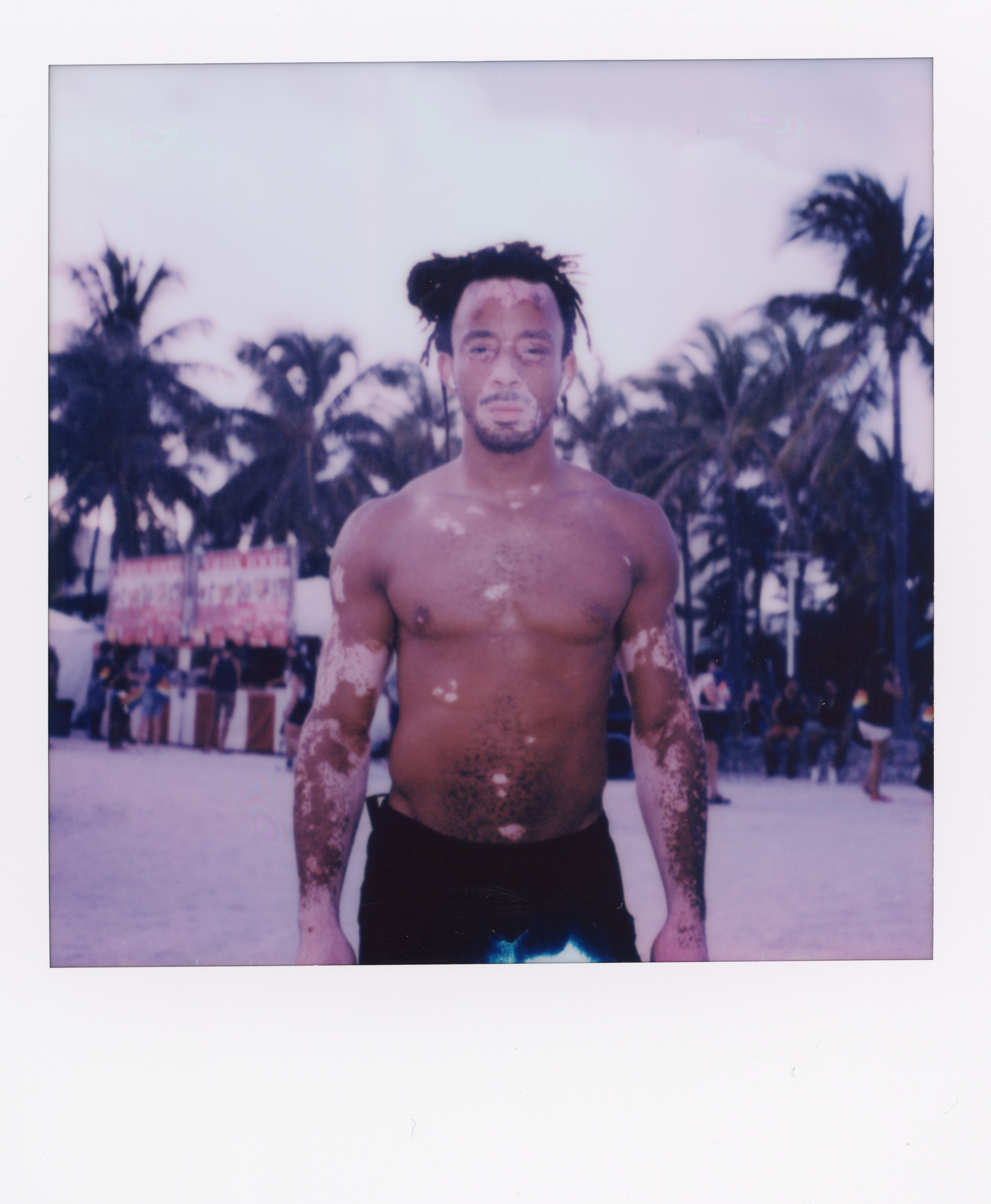 Miami 2021 Polaroid 149, a one-of-one instant photograph made in Miami, Florida, 2021 by Robert Andy Coombs.