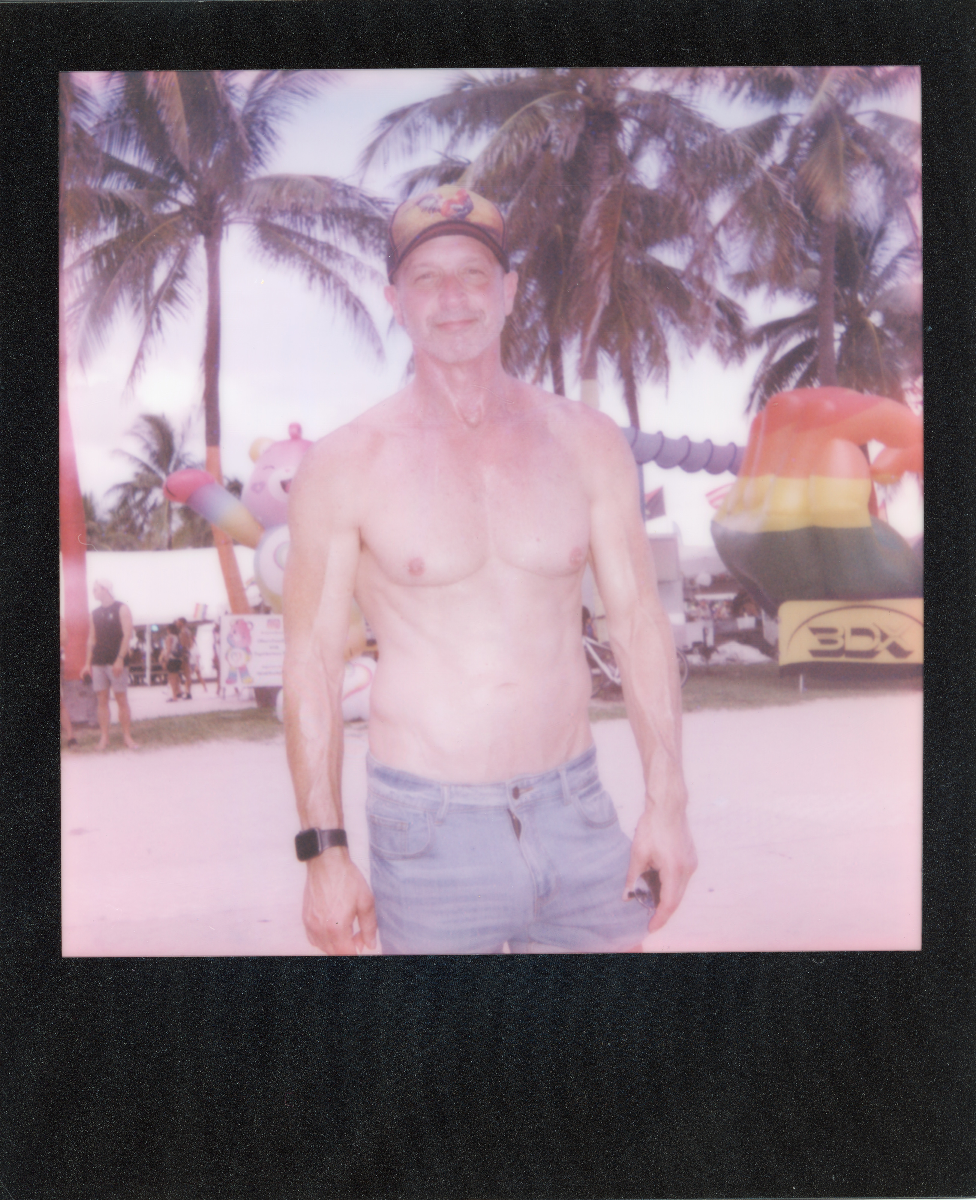 Miami 2021 Polaroid 150, a one-of-one instant photograph made in Miami, Florida, 2021 by Robert Andy Coombs.
