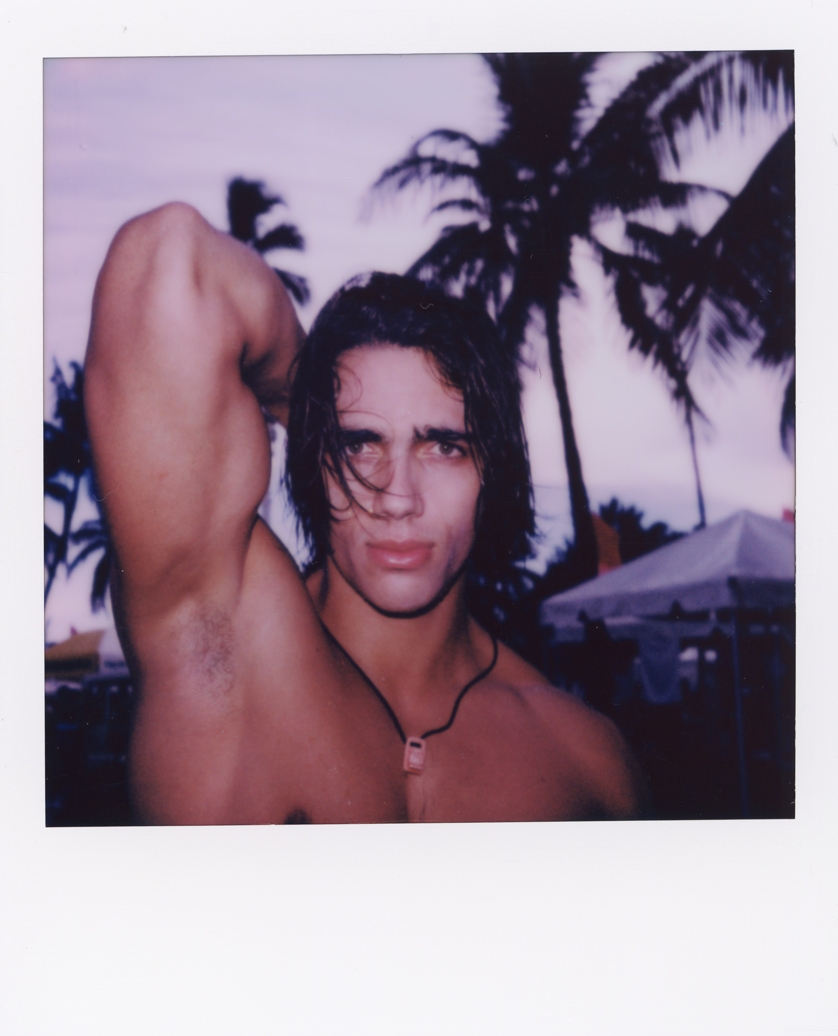 Miami 2021 Polaroid 152, a one-of-one instant photograph made in Miami, Florida, 2021 by Robert Andy Coombs.