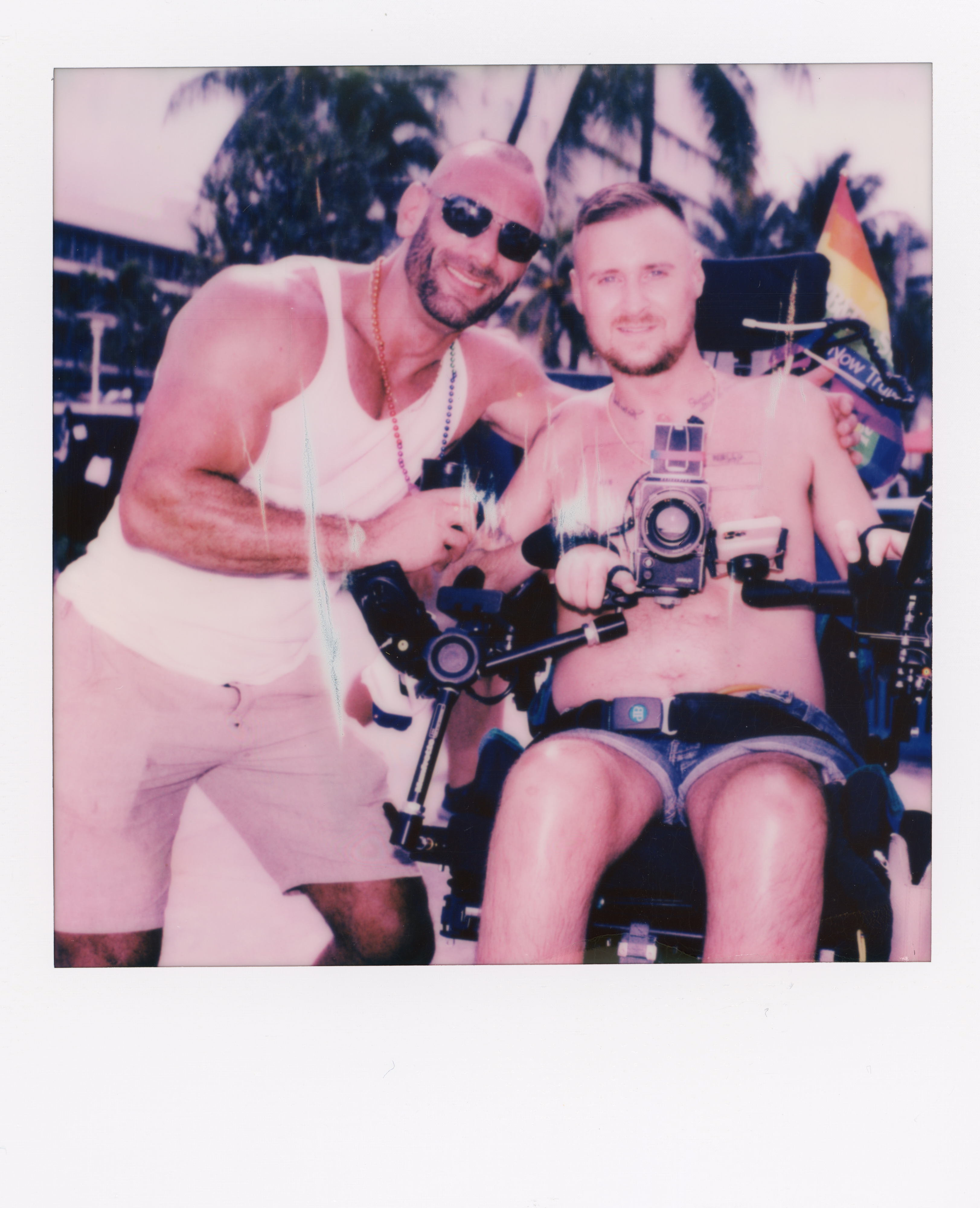 Miami 2021 Polaroid 154, a one-of-one instant photograph made in Miami, Florida, 2021 by Robert Andy Coombs.