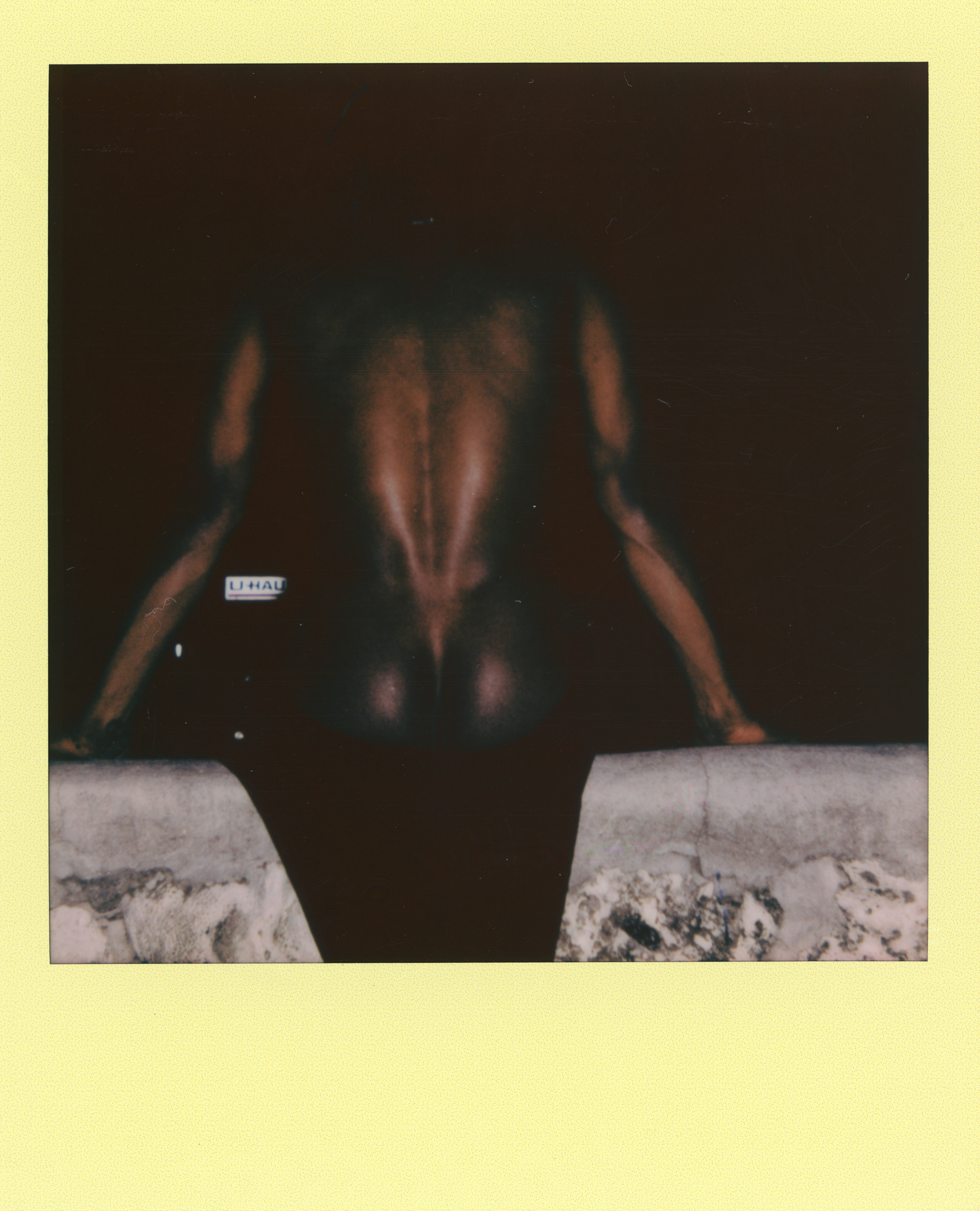 Miami 2021 Polaroid 156, a one-of-one instant photograph made in Miami, Florida, 2021 by Robert Andy Coombs.
