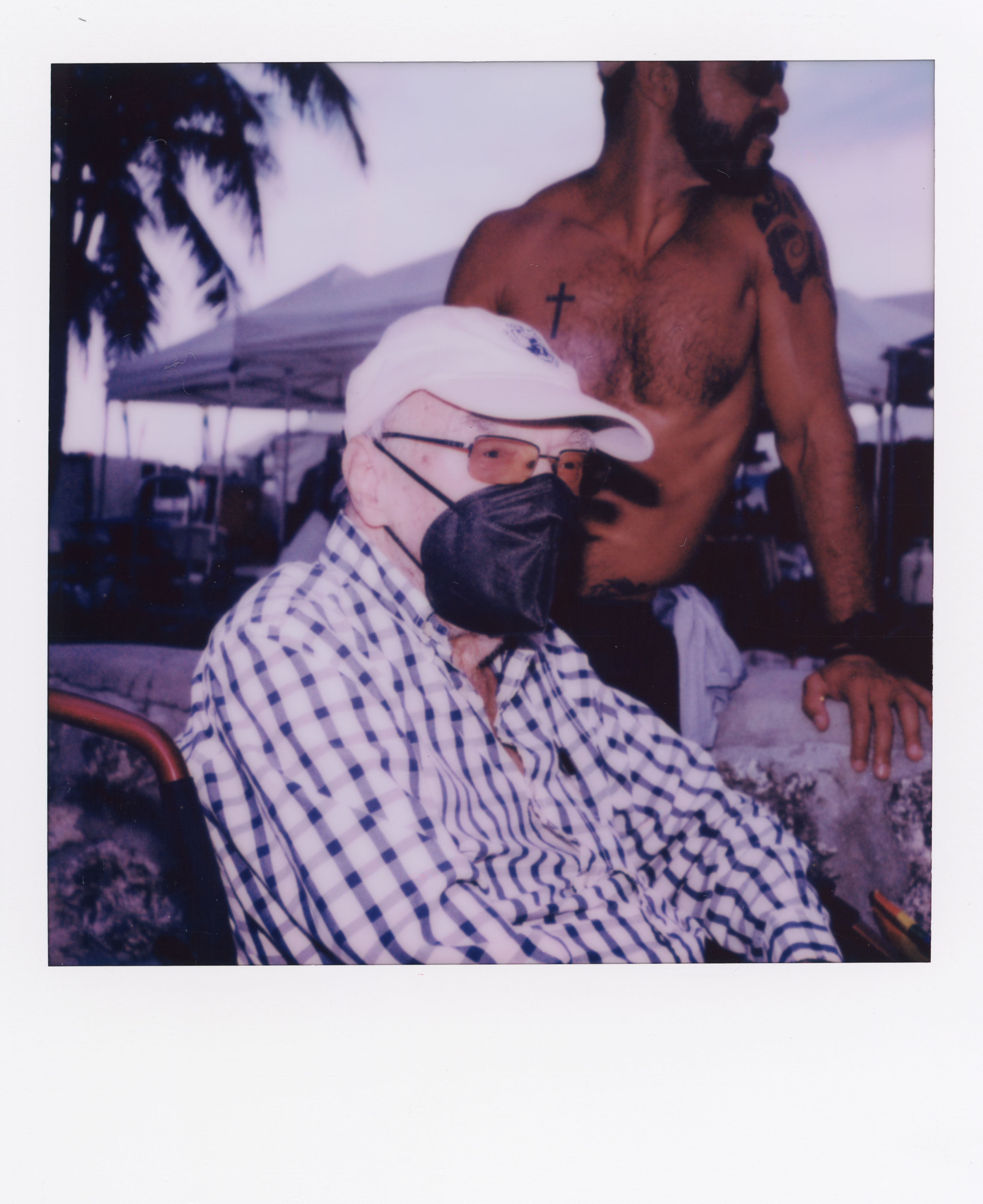 Miami 2021 Polaroid 161, a one-of-one instant photograph made in Miami, Florida, 2021 by Robert Andy Coombs.