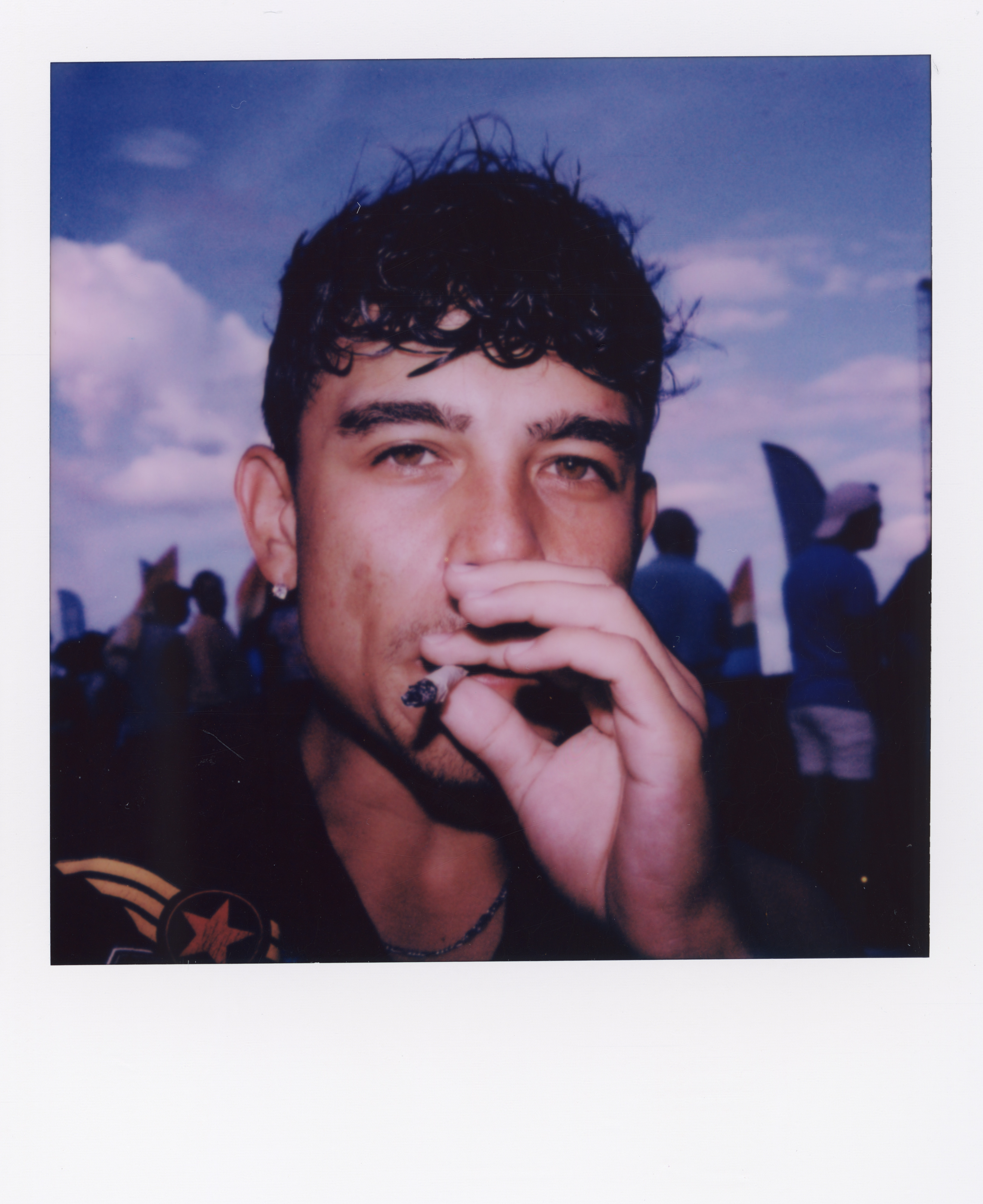 Miami 2021 Polaroid 165, a one-of-one instant photograph made in Miami, Florida, 2021 by Robert Andy Coombs.