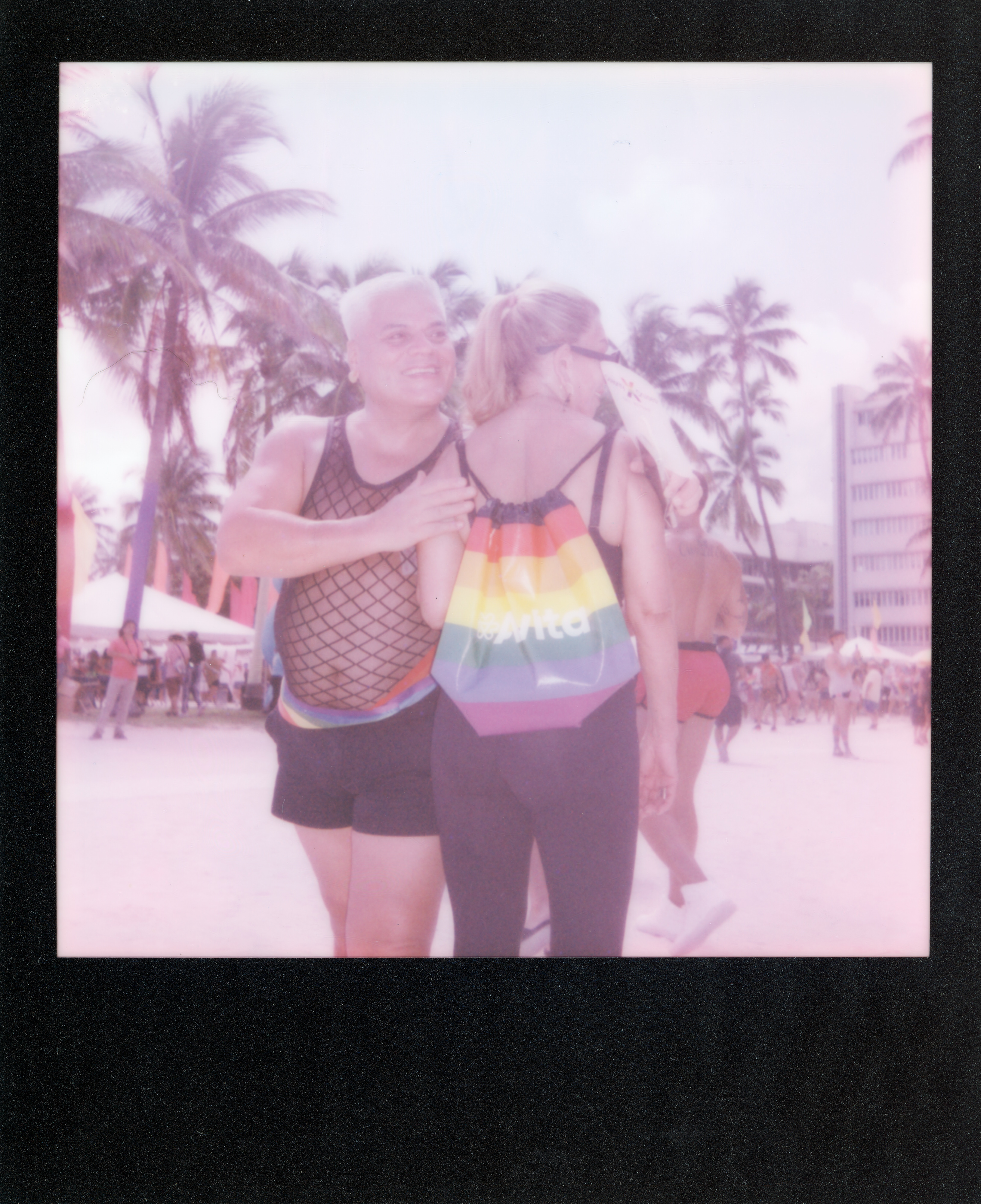 Miami 2021 Polaroid 168, a one-of-one instant photograph made in Miami, Florida, 2021 by Robert Andy Coombs.