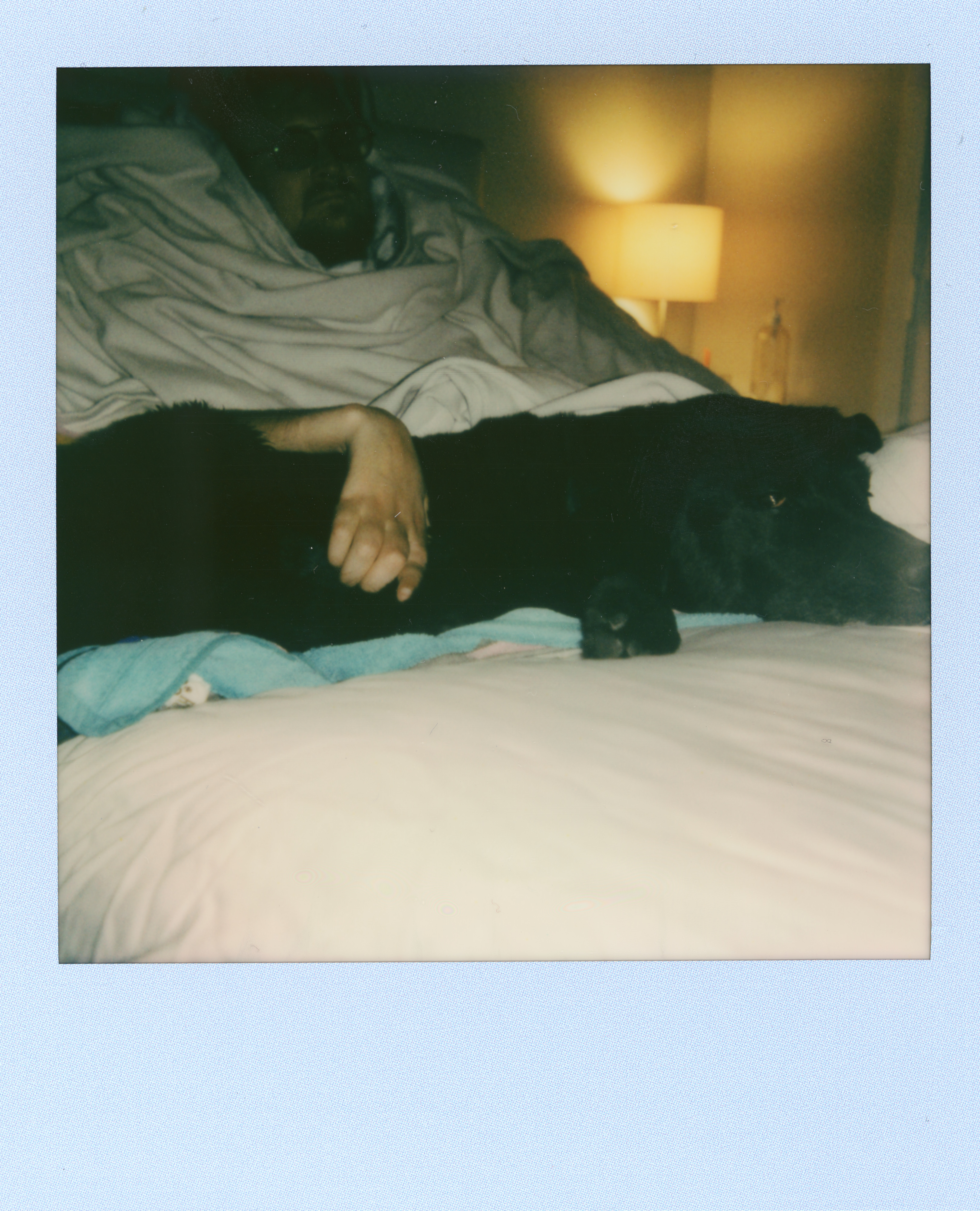 Miami 2021 Polaroid 177, a one-of-one instant photograph made in Miami, Florida, 2021 by Robert Andy Coombs.