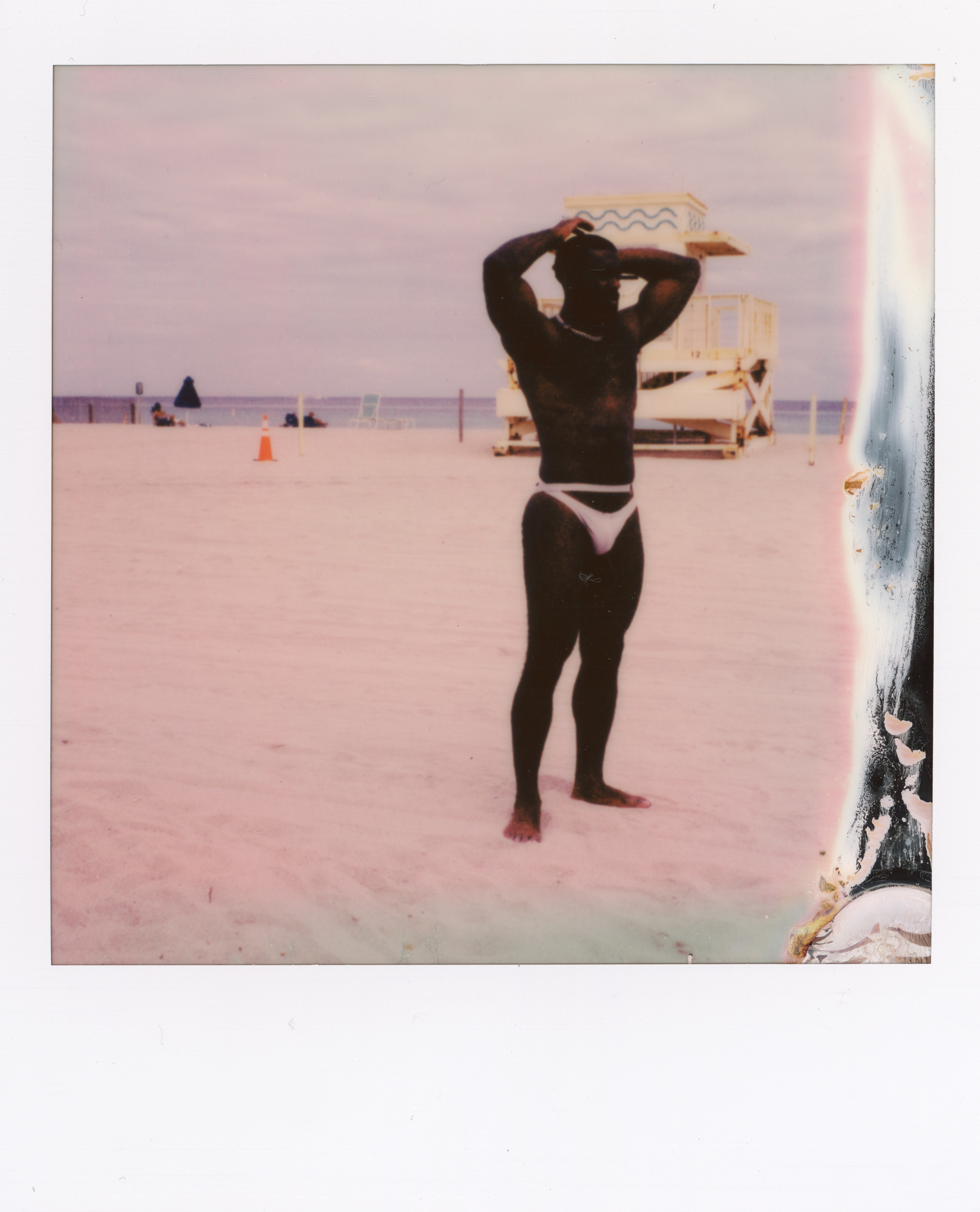 Miami 2021 Polaroid 186, a one-of-one instant photograph made in Miami, Florida, 2021 by Robert Andy Coombs.