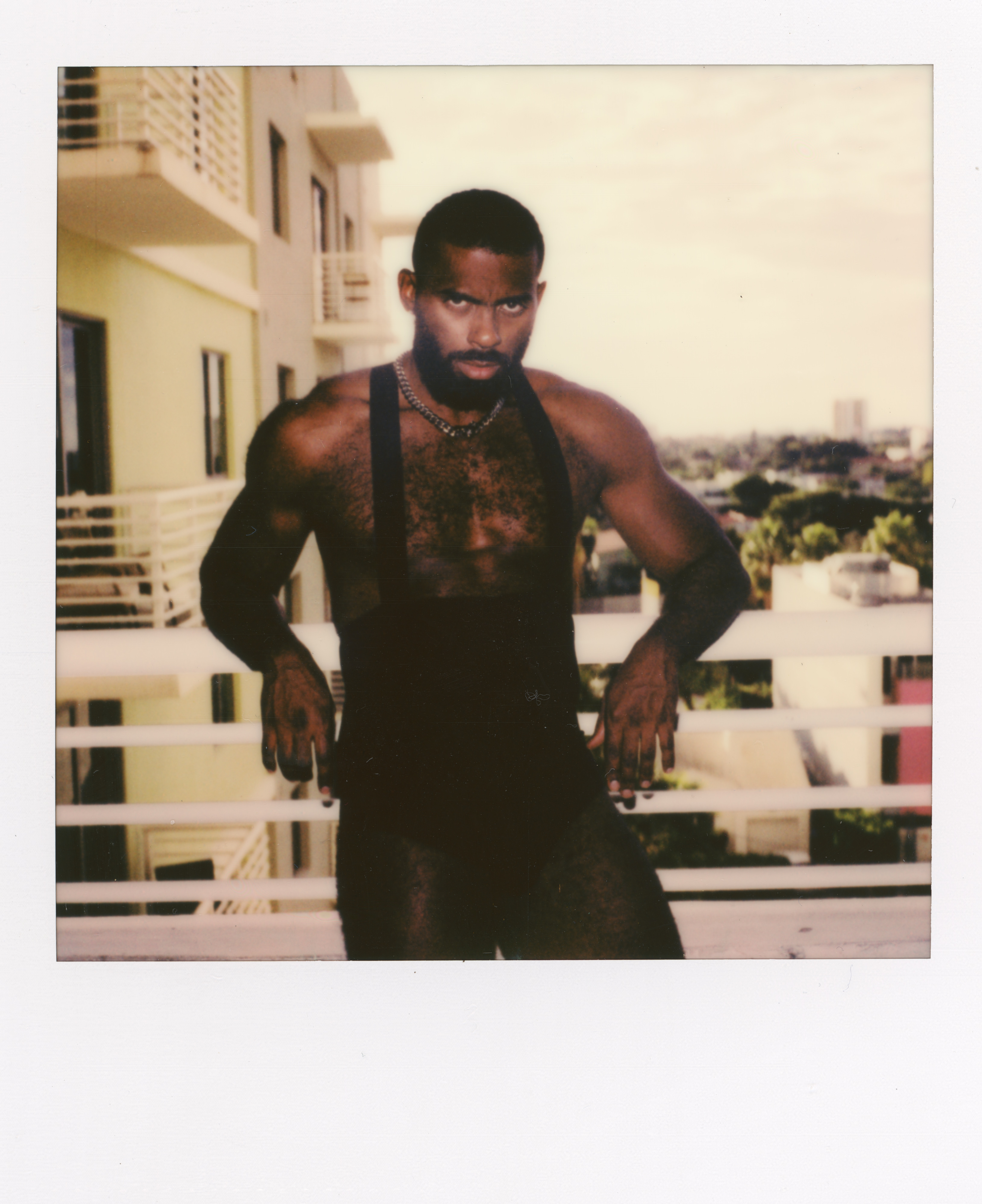 Miami 2021 Polaroid 190, a one-of-one instant photograph made in Miami, Florida, 2021 by Robert Andy Coombs.