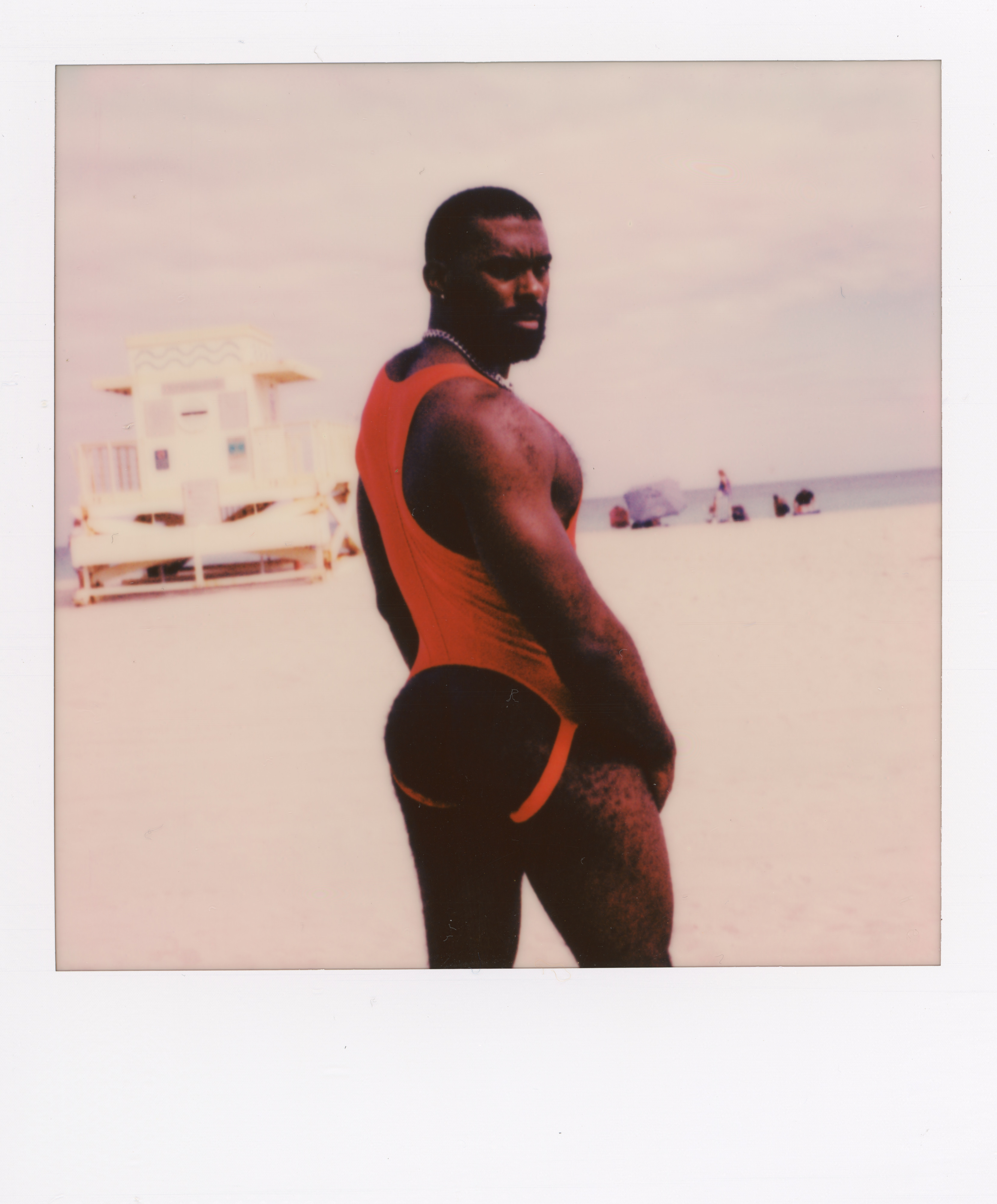Miami 2021 Polaroid 195, a one-of-one instant photograph made in Miami, Florida, 2021 by Robert Andy Coombs.