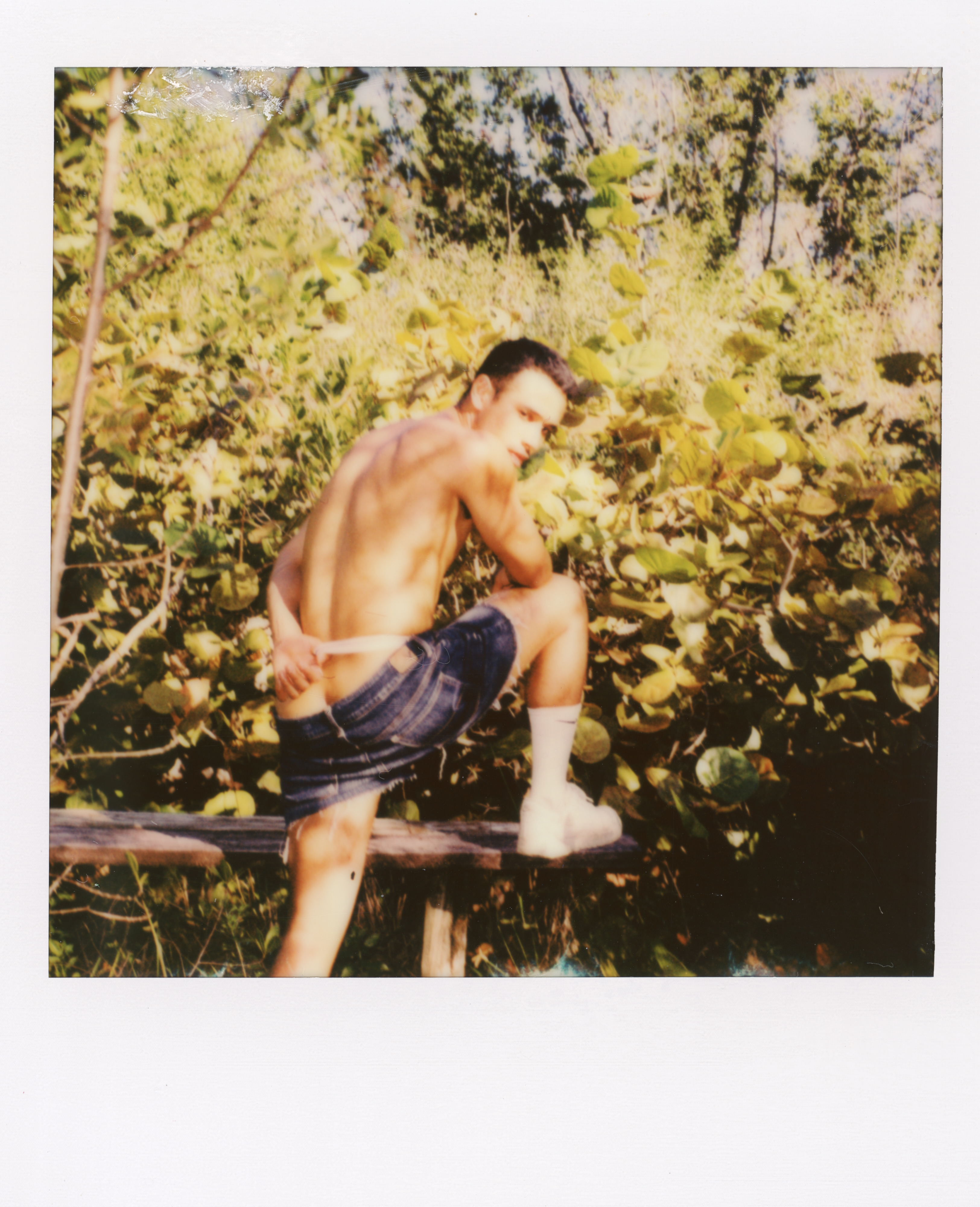 Miami 2021 Polaroid 200, a one-of-one instant photograph made in Miami, Florida, 2021 by Robert Andy Coombs.