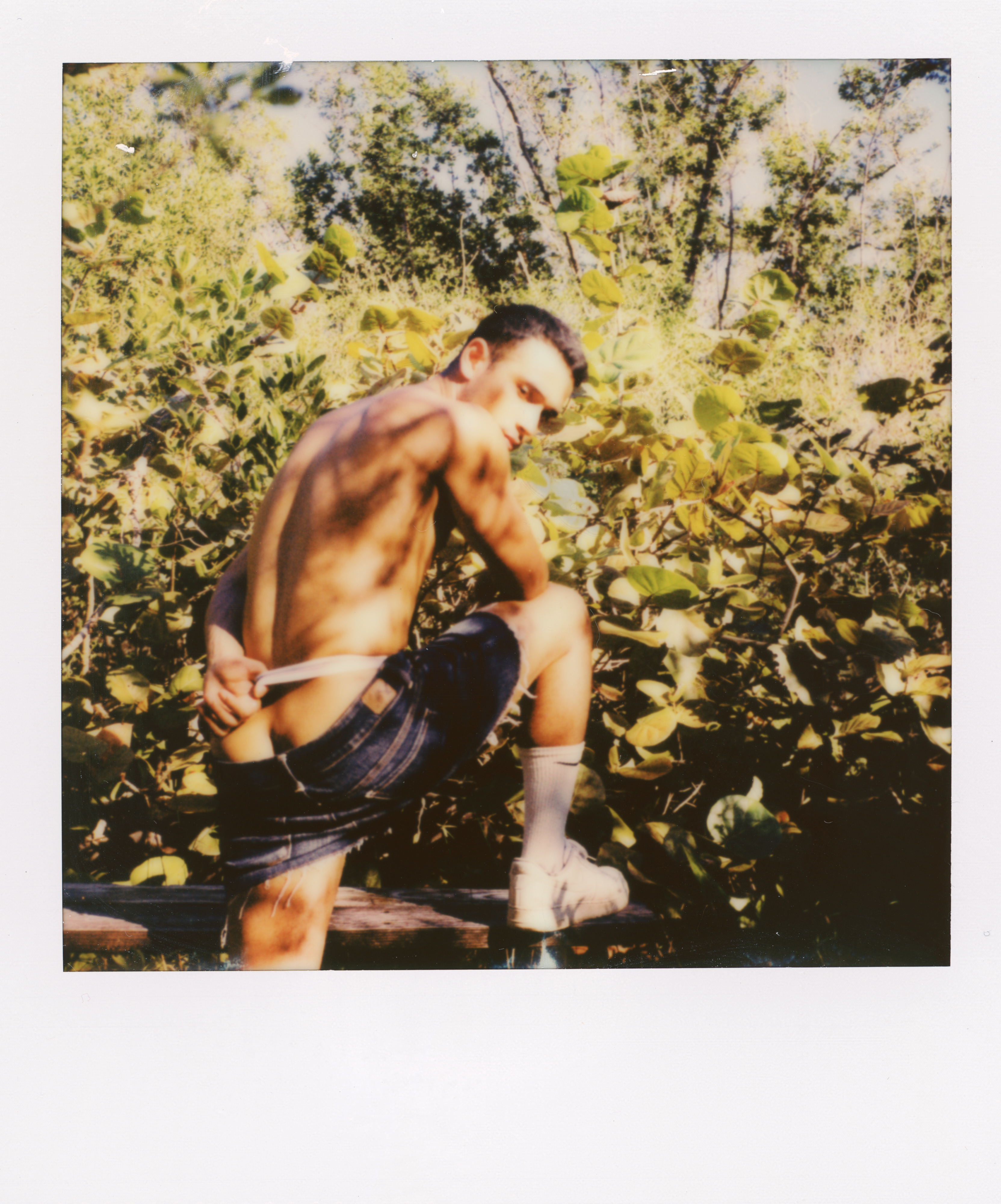 Miami 2021 Polaroid 201, a one-of-one instant photograph made in Miami, Florida, 2021 by Robert Andy Coombs.