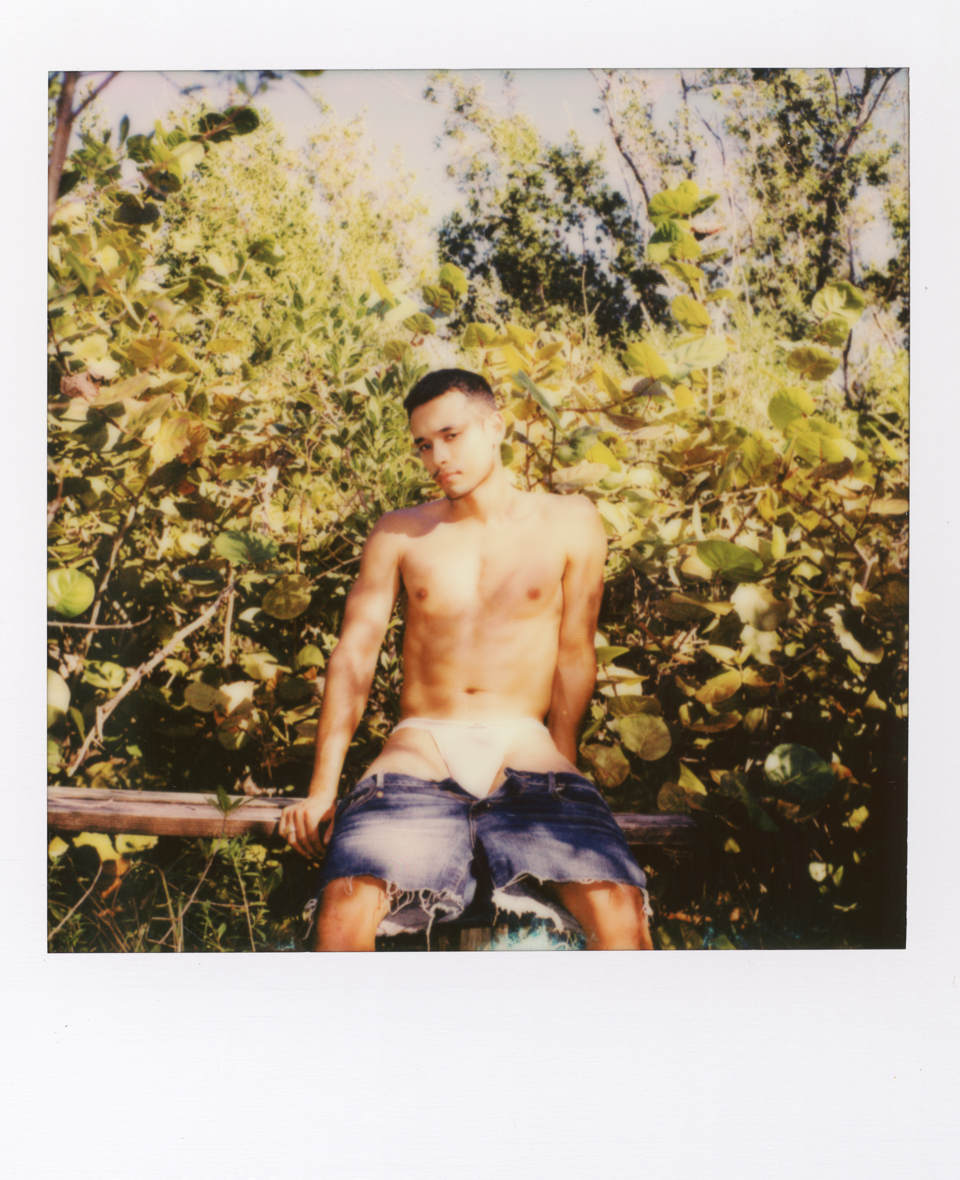 Miami 2021 Polaroid 202, a one-of-one instant photograph made in Miami, Florida, 2021 by Robert Andy Coombs.