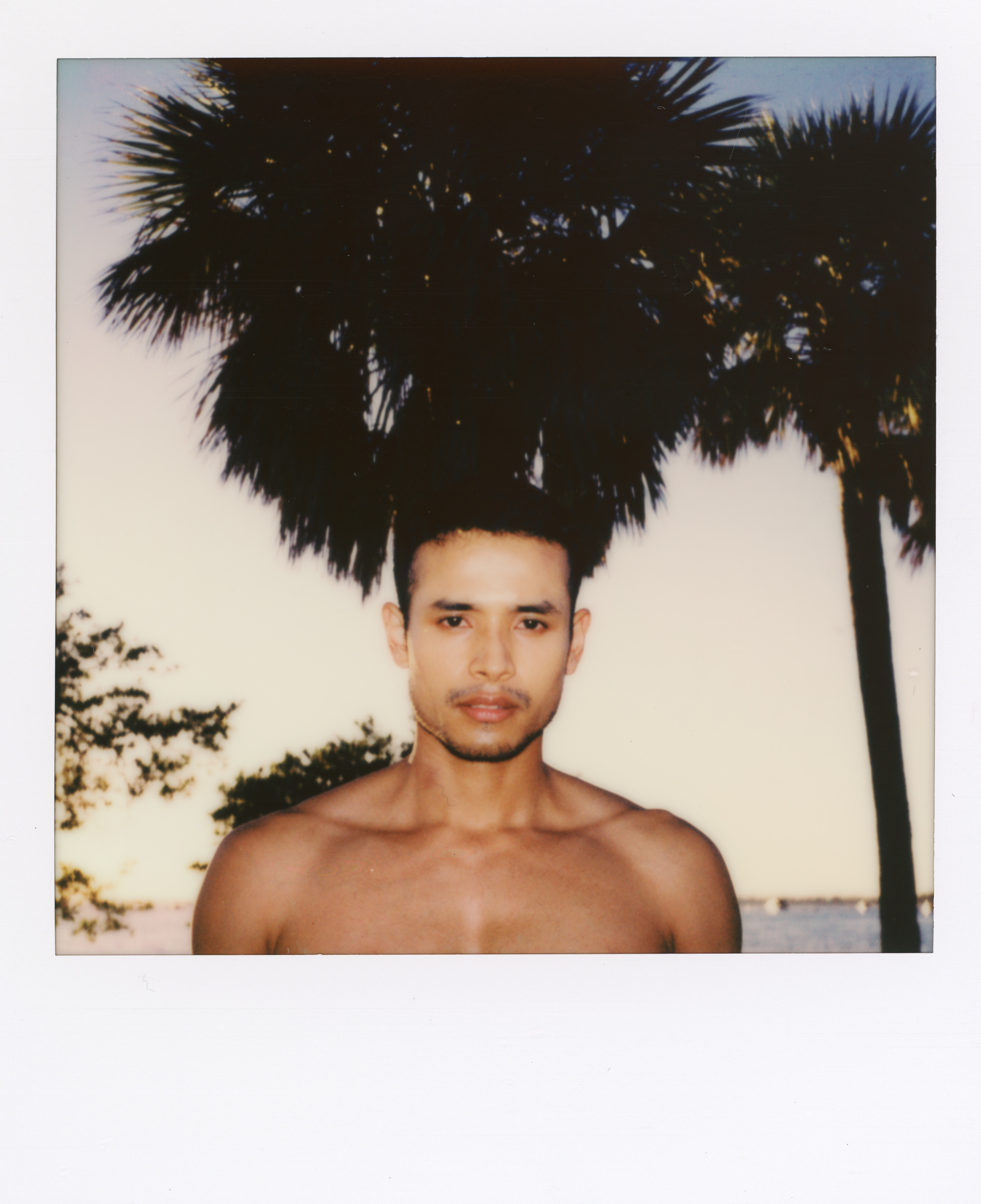 Miami 2021 Polaroid 203, a one-of-one instant photograph made in Miami, Florida, 2021 by Robert Andy Coombs.