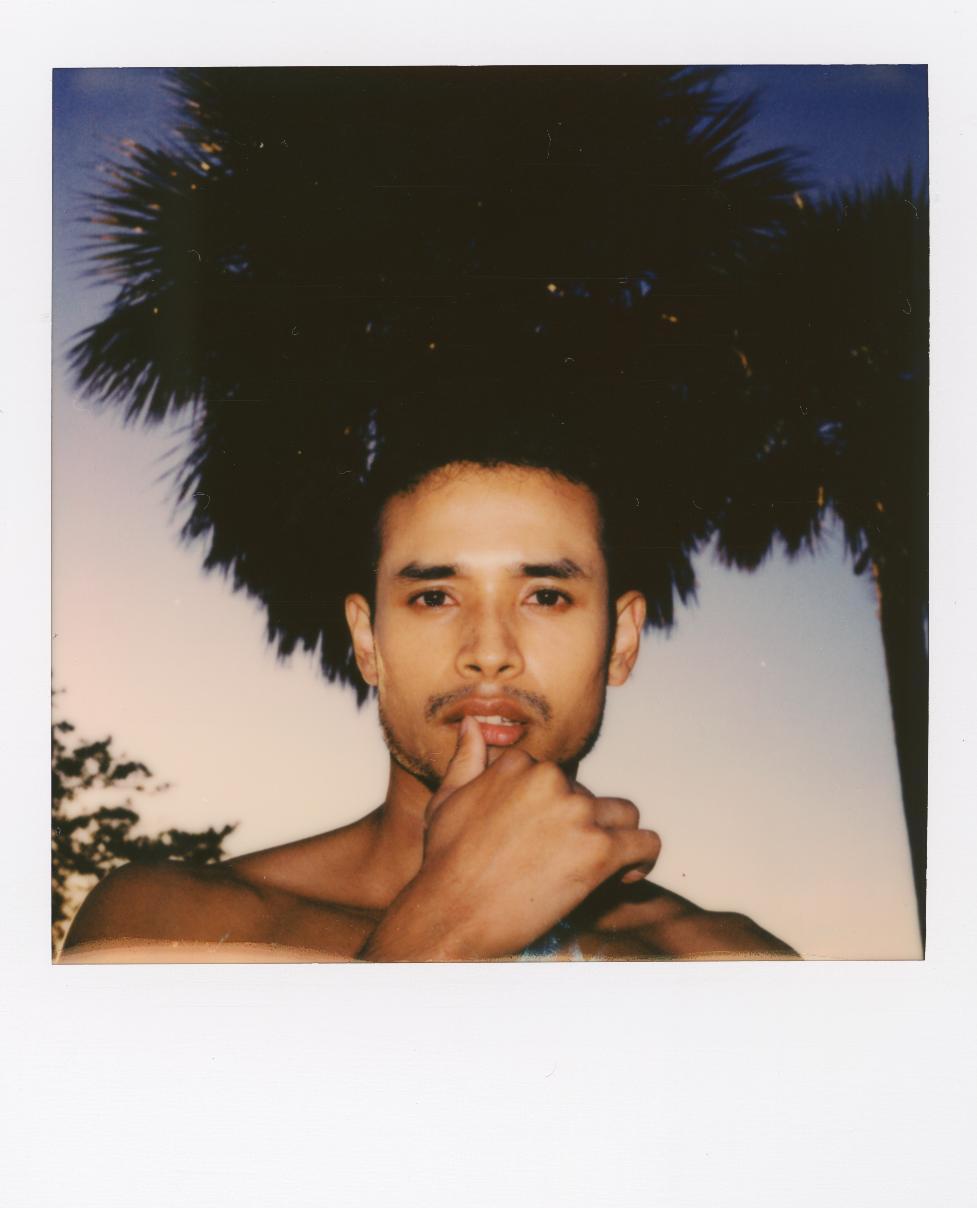 Miami 2021 Polaroid 204, a one-of-one instant photograph made in Miami, Florida, 2021 by Robert Andy Coombs.