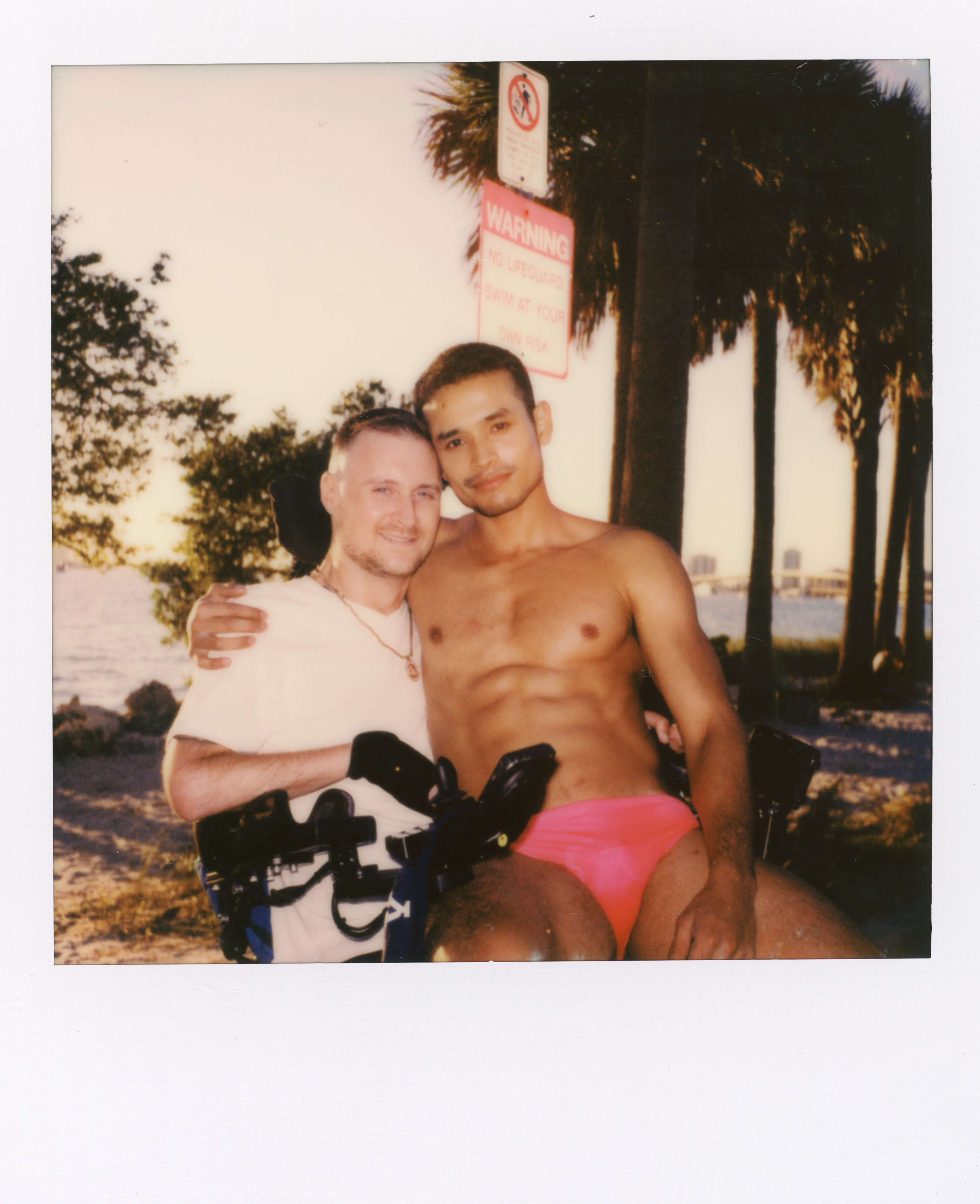 Miami 2021 Polaroid 206, a one-of-one instant photograph made in Miami, Florida, 2021 by Robert Andy Coombs.