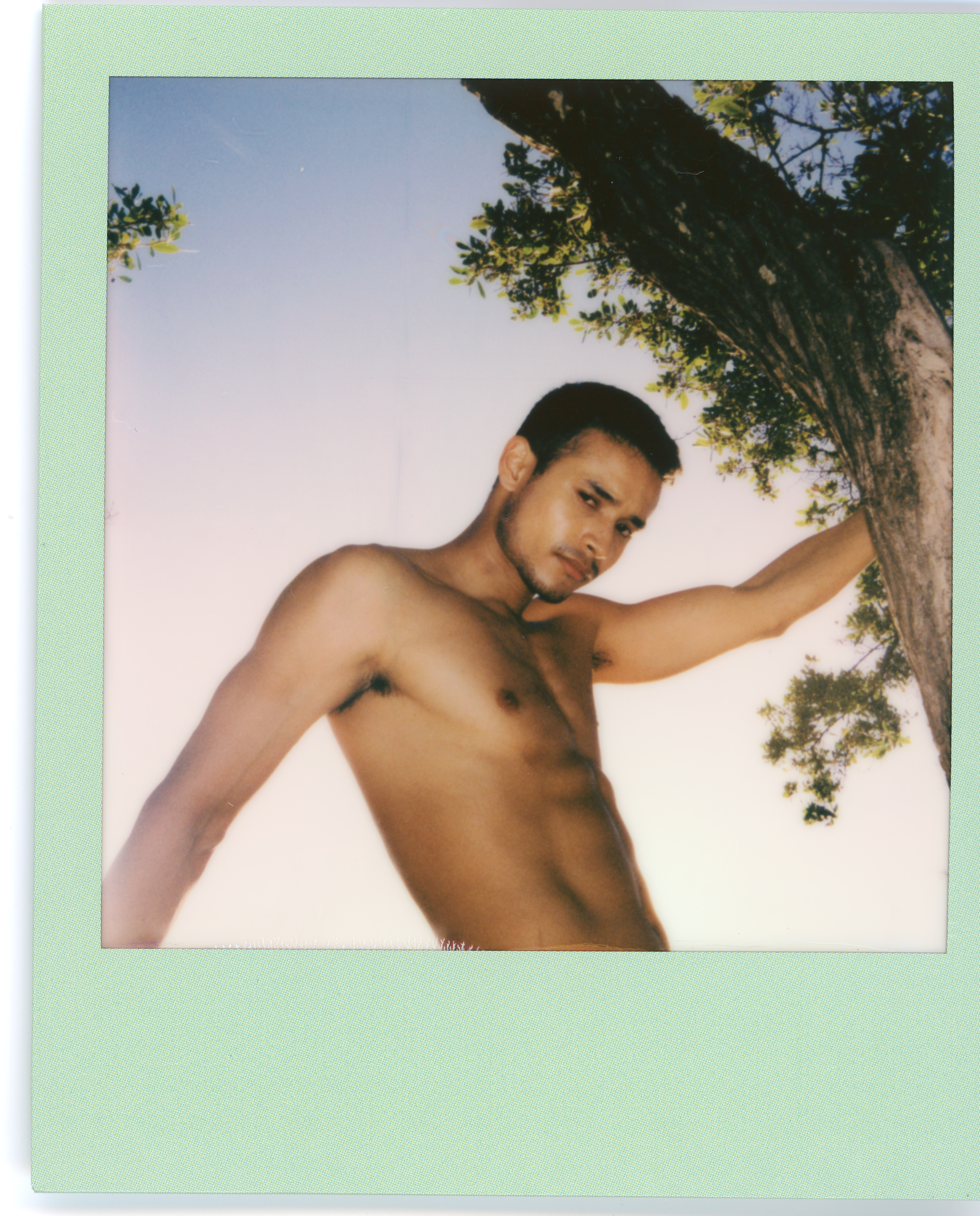 Miami 2021 Polaroid 211, a one-of-one instant photograph made in Miami, Florida, 2021 by Robert Andy Coombs.