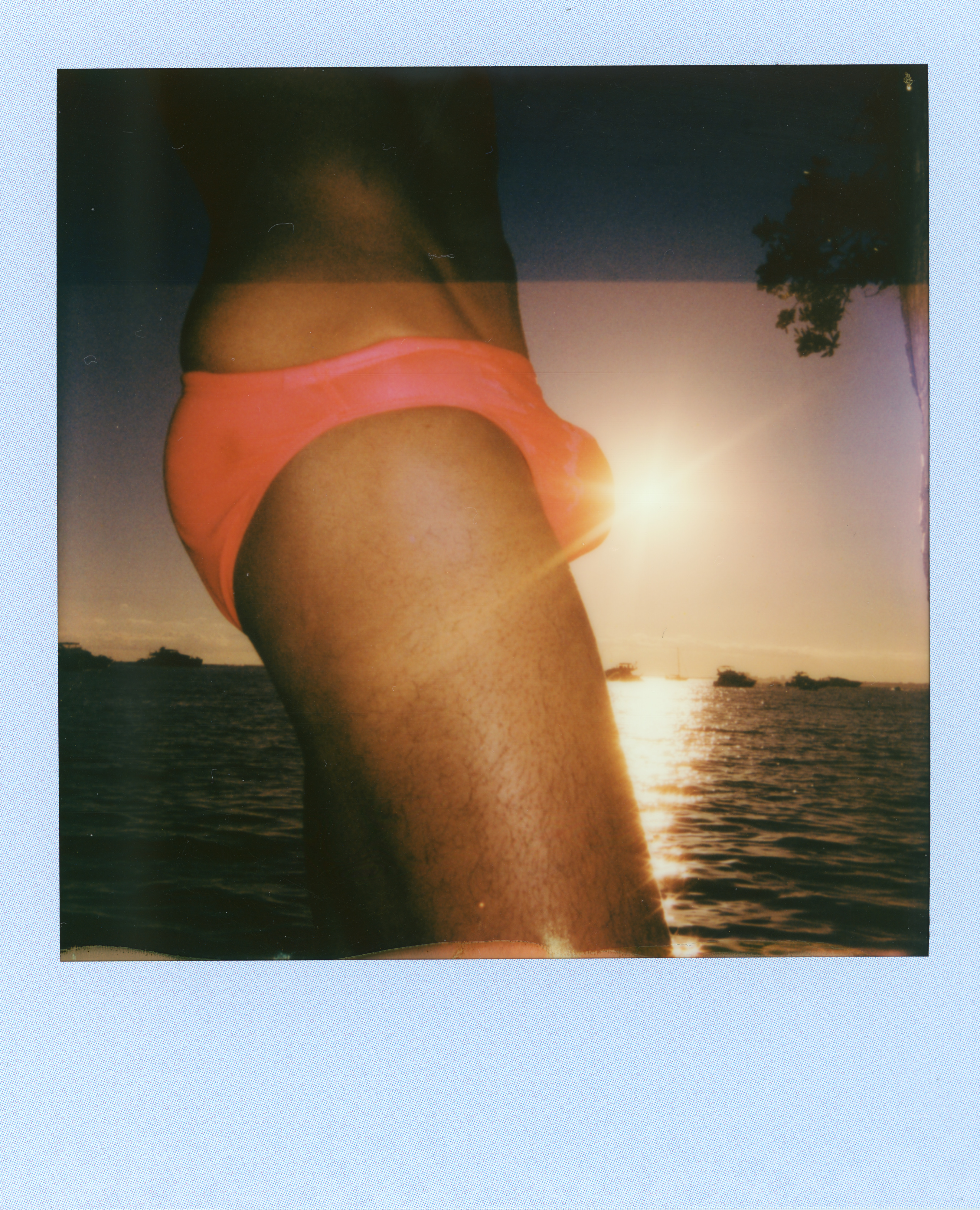 Miami 2021 Polaroid 213, a one-of-one instant photograph made in Miami, Florida, 2021 by Robert Andy Coombs.