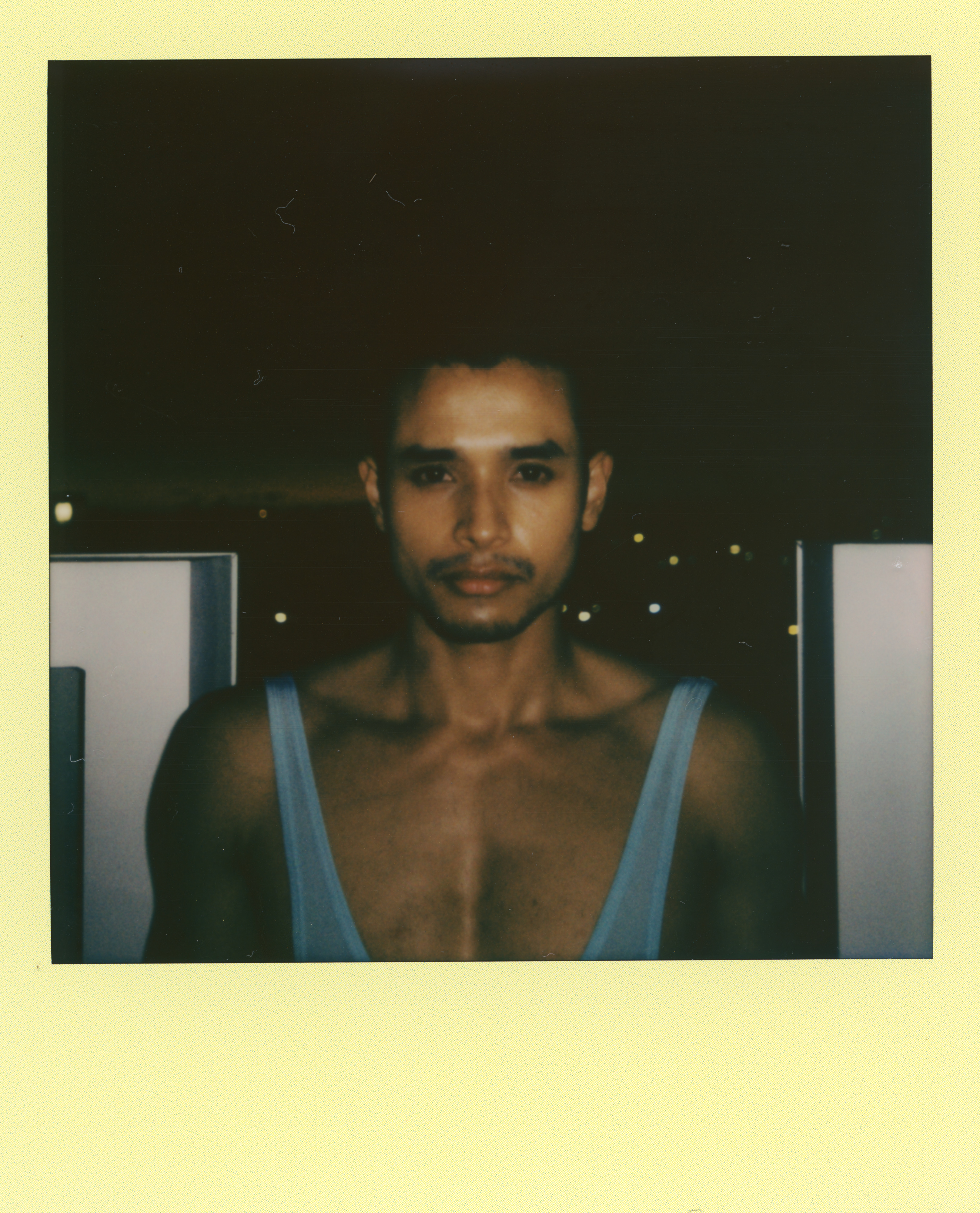 Miami 2021 Polaroid 214, a one-of-one instant photograph made in Miami, Florida, 2021 by Robert Andy Coombs.