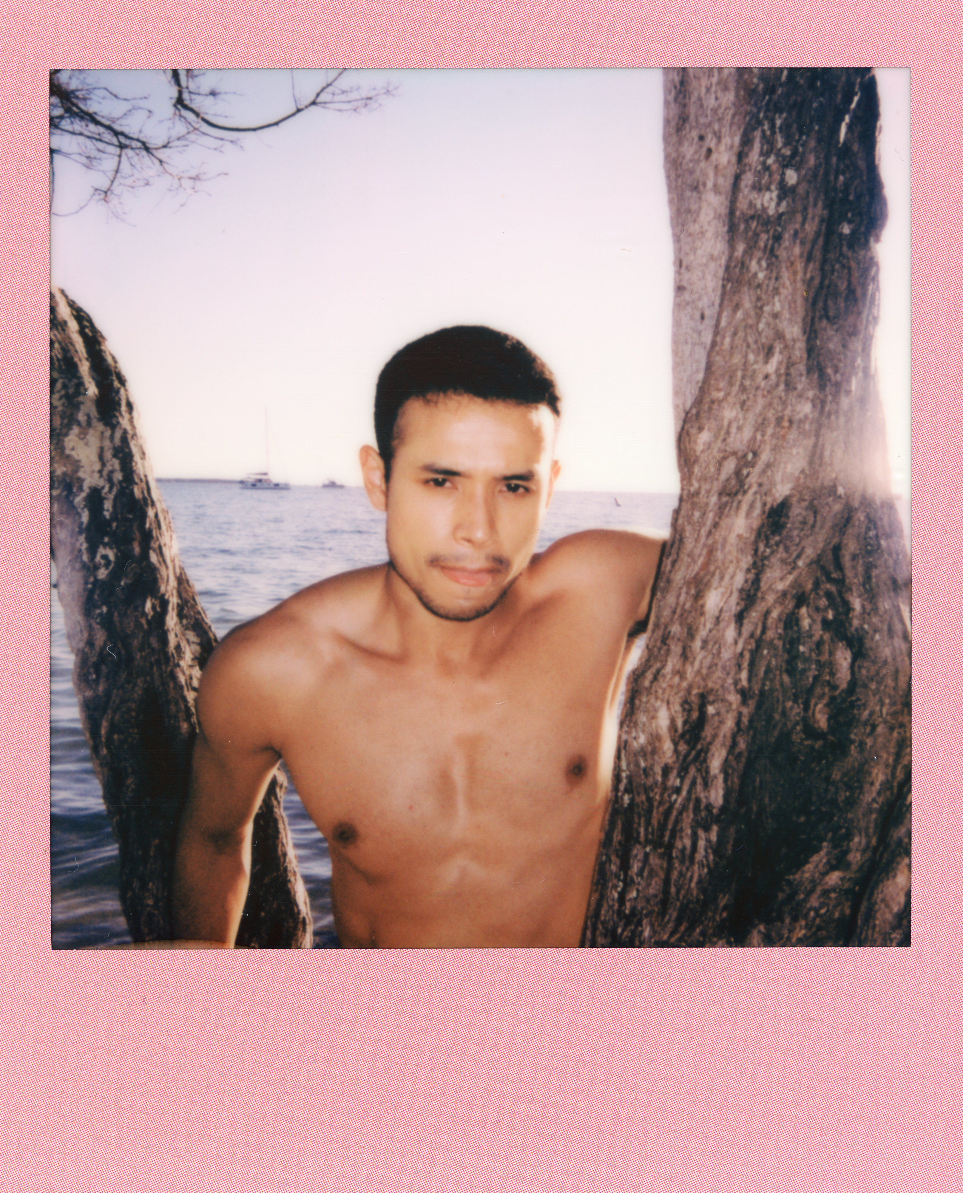Miami 2021 Polaroid 218, a one-of-one instant photograph made in Miami, Florida, 2021 by Robert Andy Coombs.