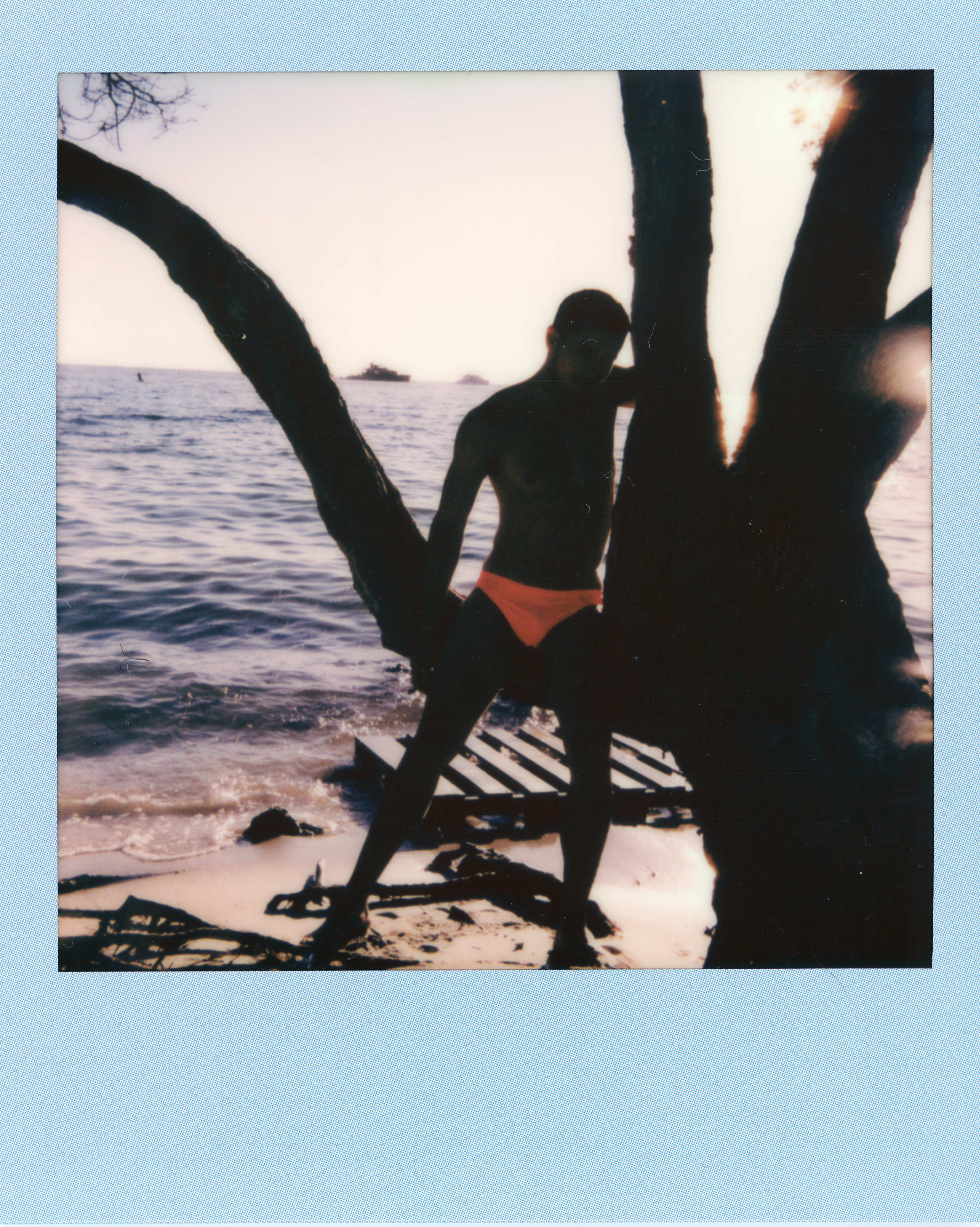 Miami 2021 Polaroid 219, a one-of-one instant photograph made in Miami, Florida, 2021 by Robert Andy Coombs.