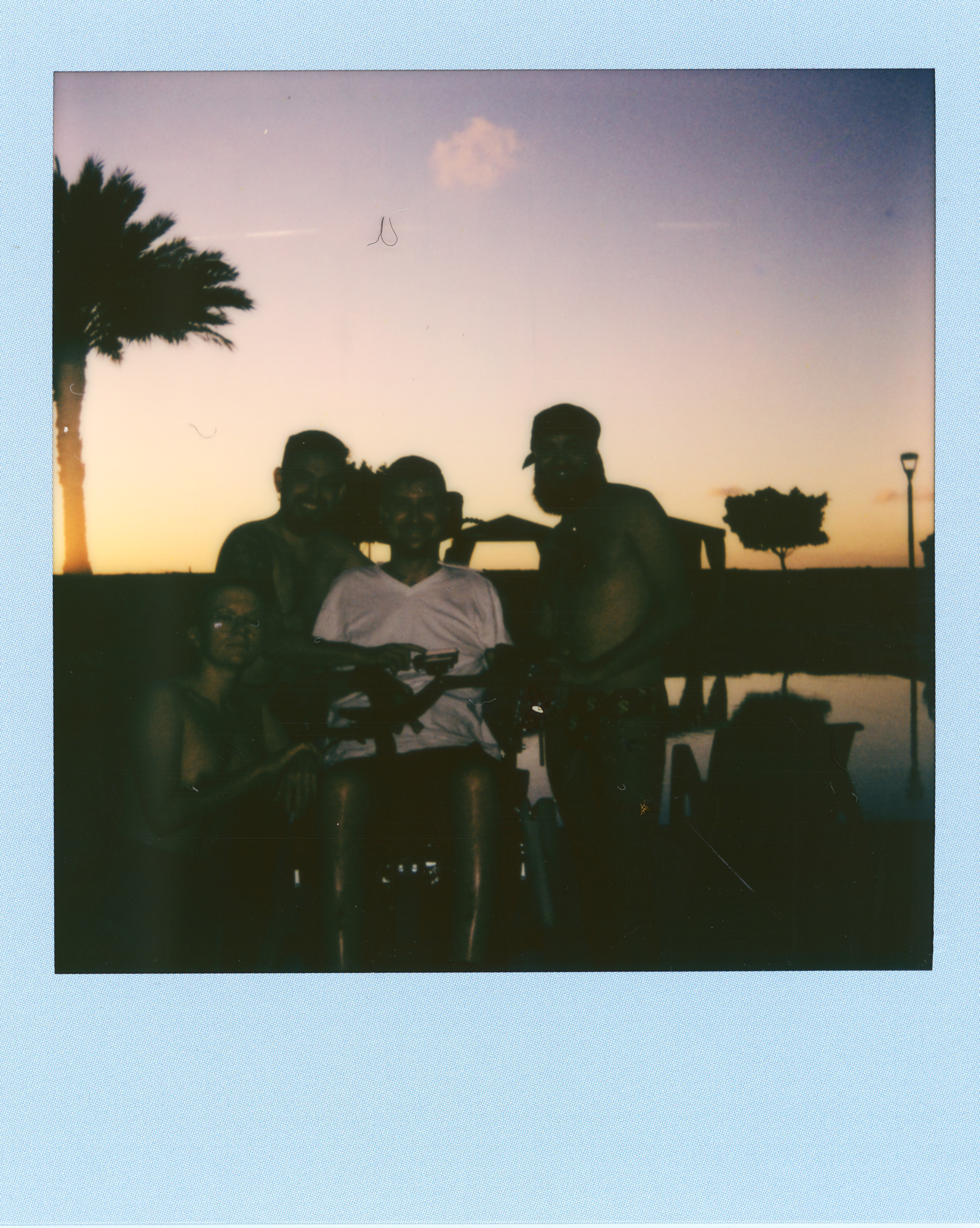 Miami 2021 Polaroid 223, a one-of-one instant photograph made in Miami, Florida, 2021 by Robert Andy Coombs.