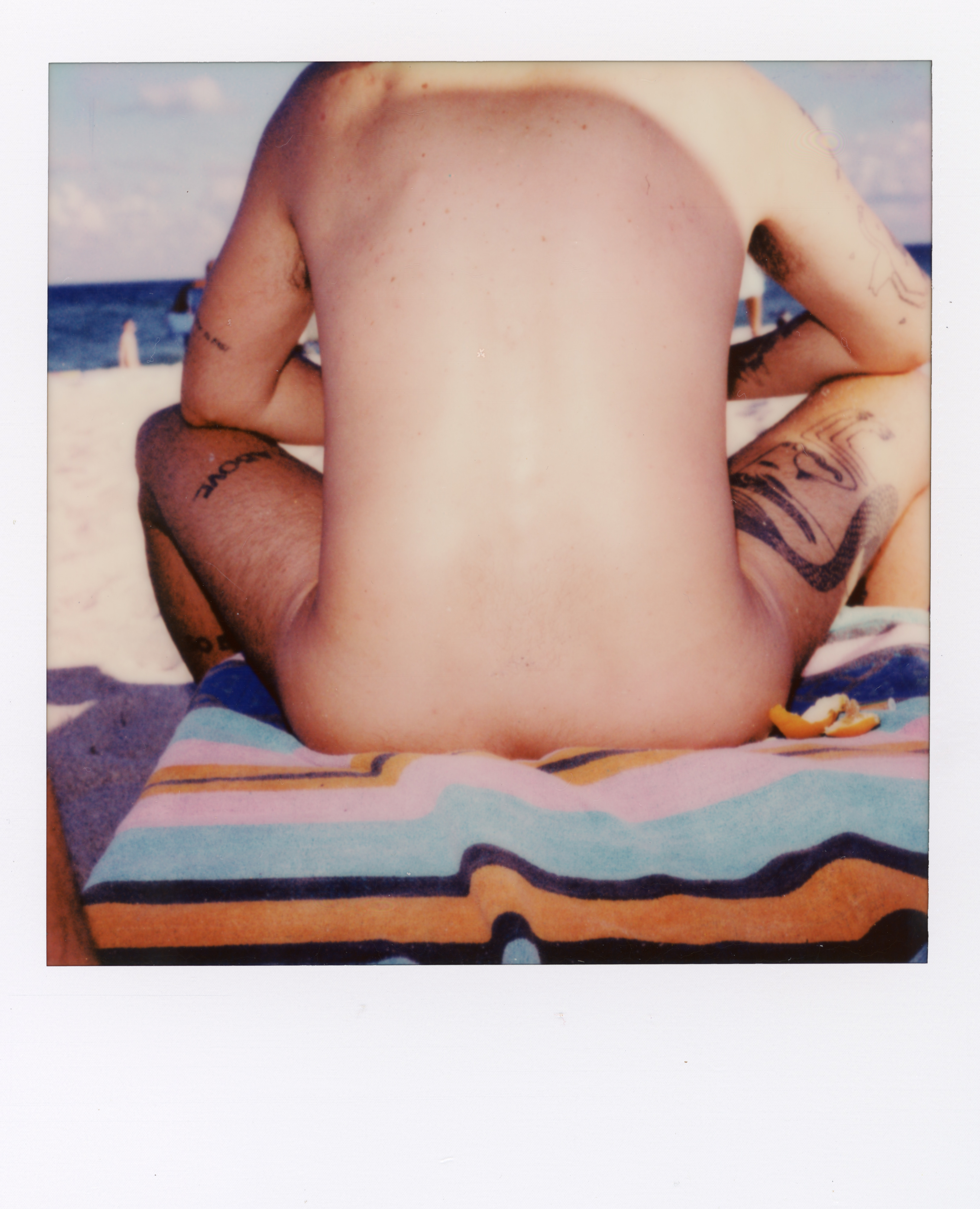 Miami 2021 Polaroid 228, a one-of-one instant photograph made in Miami, Florida, 2021 by Robert Andy Coombs.