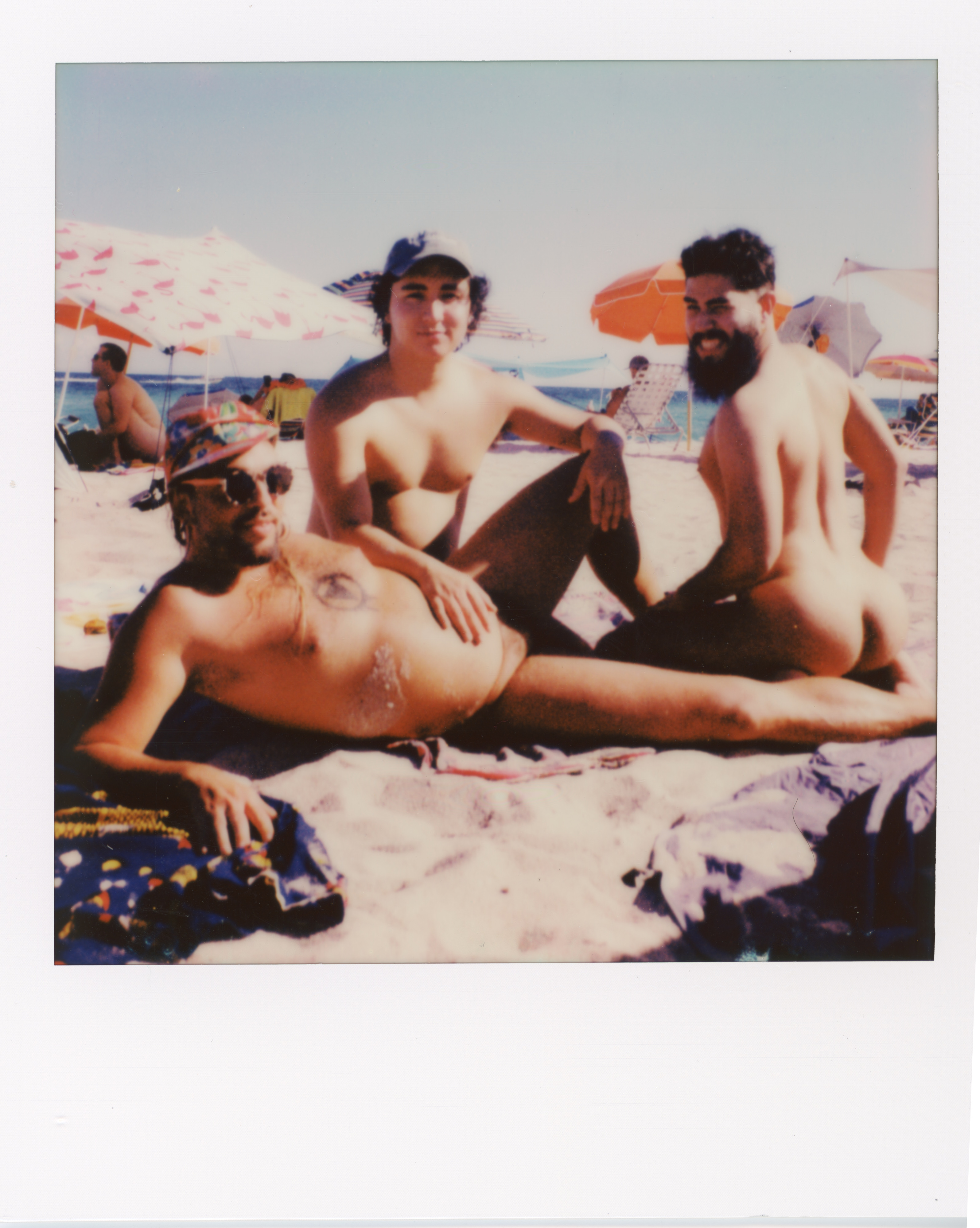 Miami 2021 Polaroid 232, a one-of-one instant photograph made in Miami, Florida, 2021 by Robert Andy Coombs.