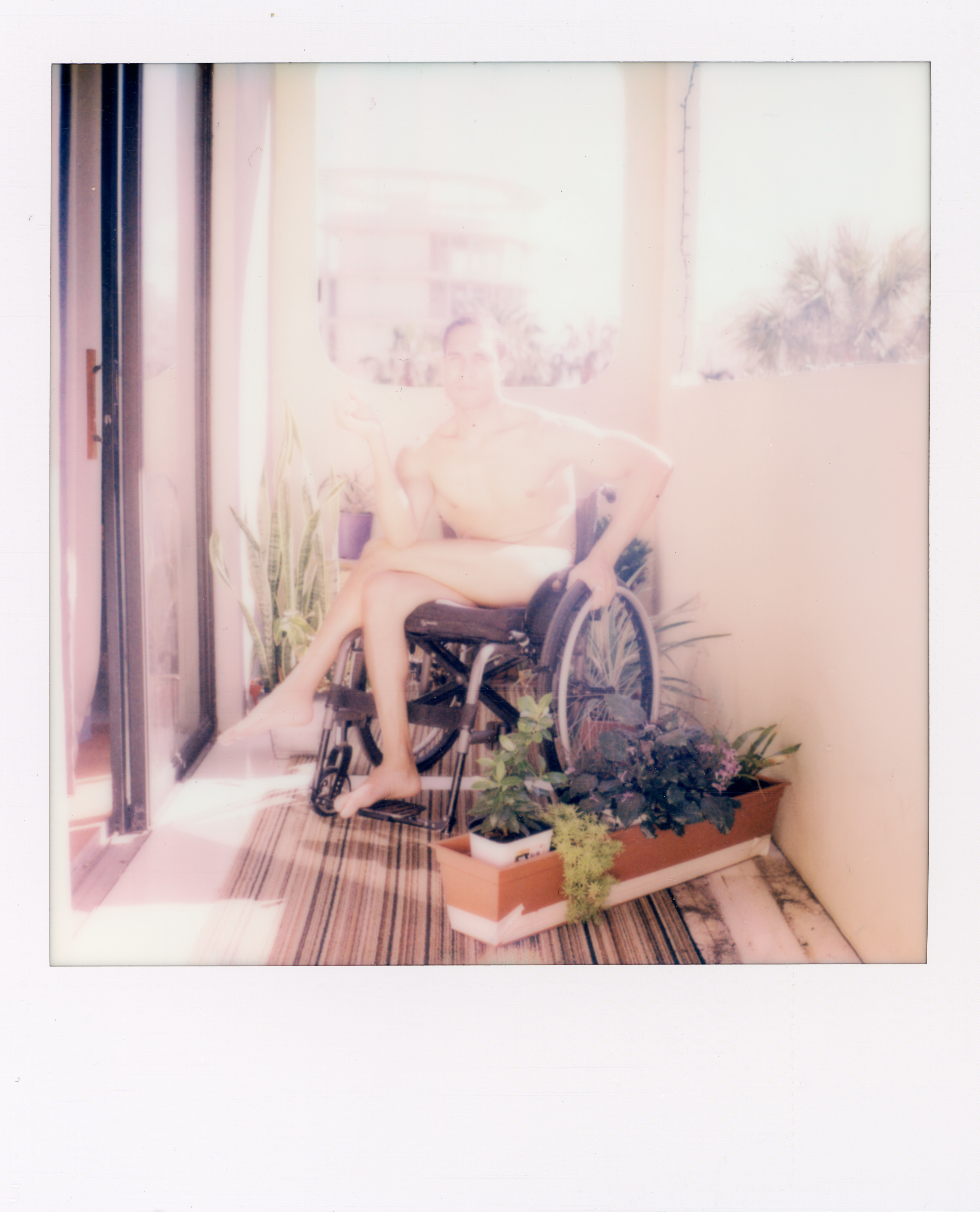 Miami 2021 Polaroid 024, a one-of-one instant photograph made in Miami, Florida, 2021 by Robert Andy Coombs.