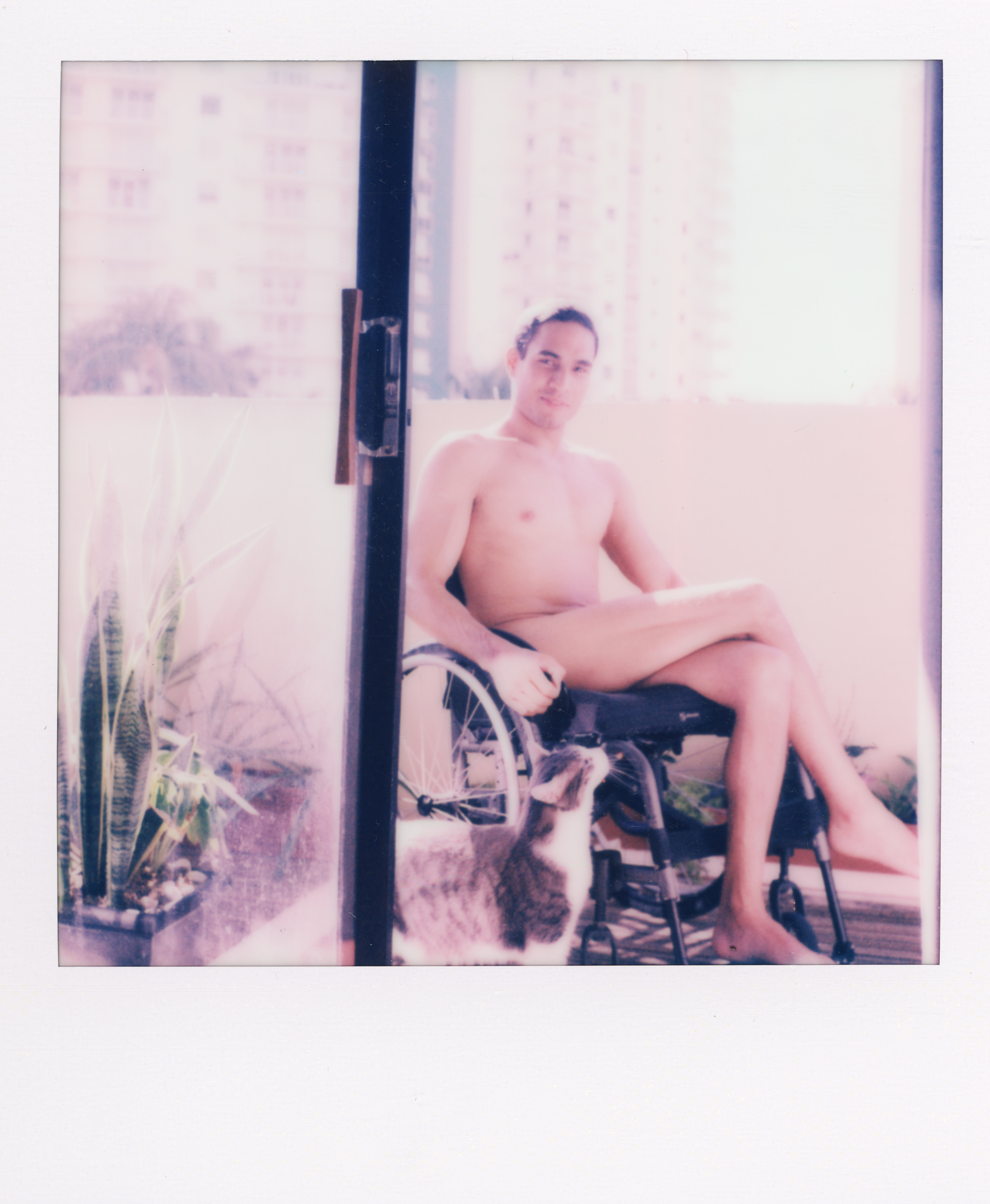 Miami 2021 Polaroid 025, a one-of-one instant photograph made in Miami, Florida, 2021 by Robert Andy Coombs.