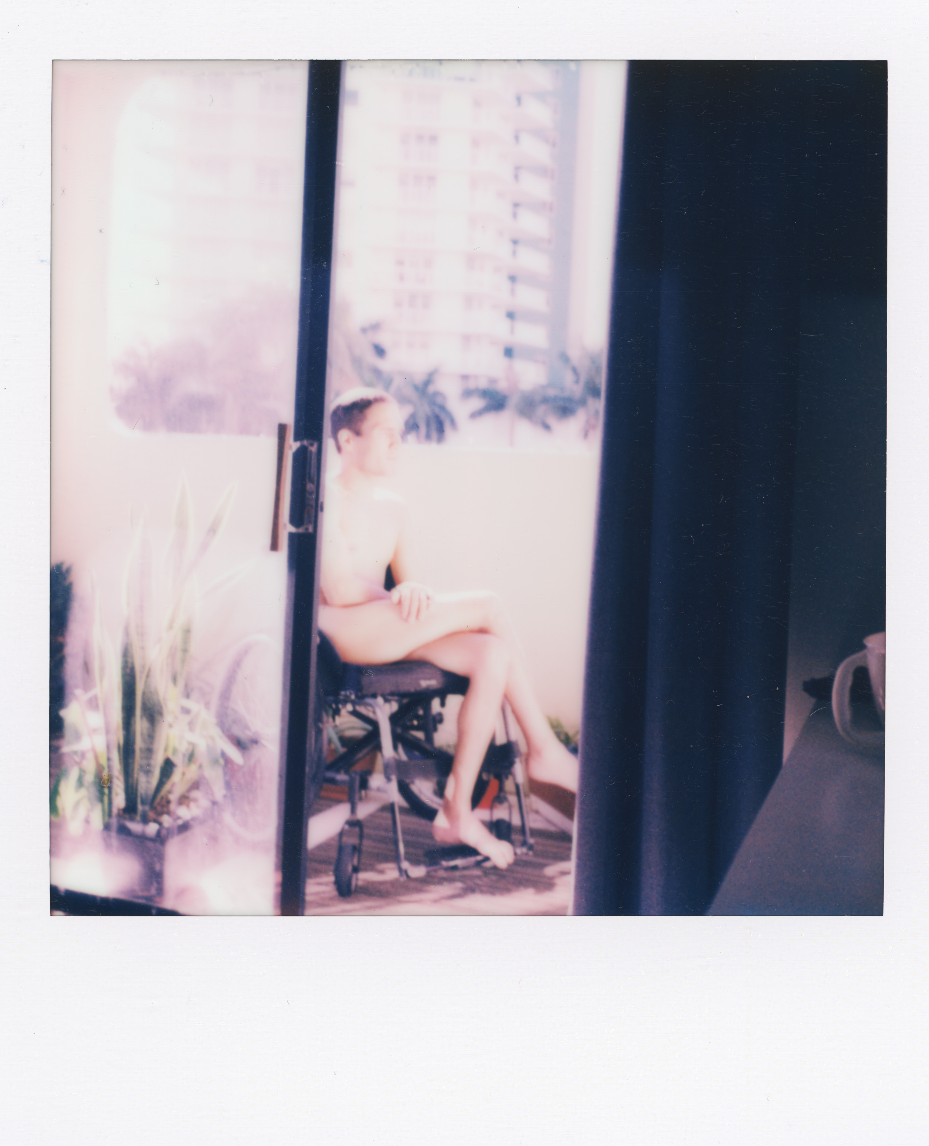 Miami 2021 Polaroid 028, a one-of-one instant photograph made in Miami, Florida, 2021 by Robert Andy Coombs.