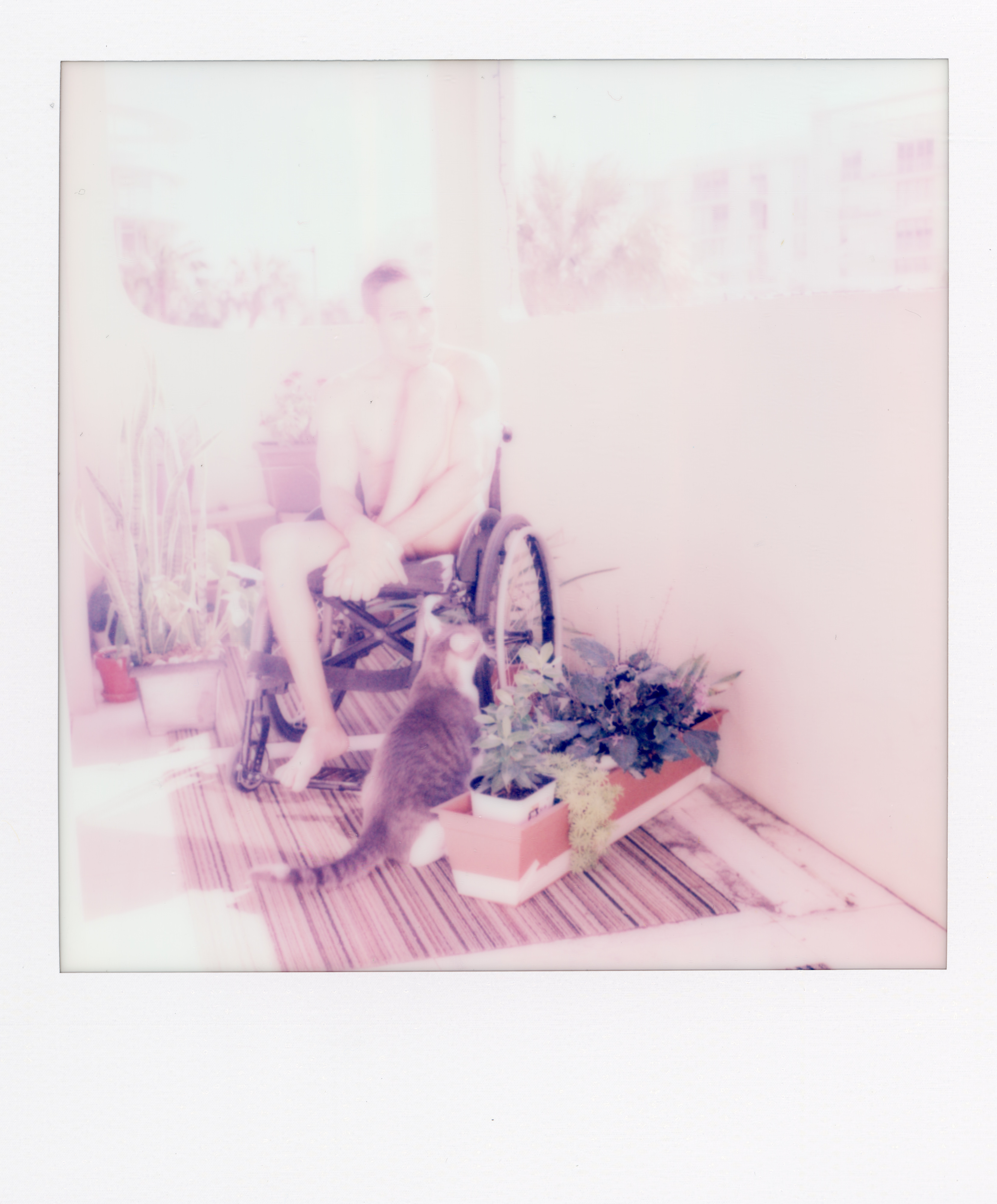 Miami 2021 Polaroid 029, a one-of-one instant photograph made in Miami, Florida, 2021 by Robert Andy Coombs.