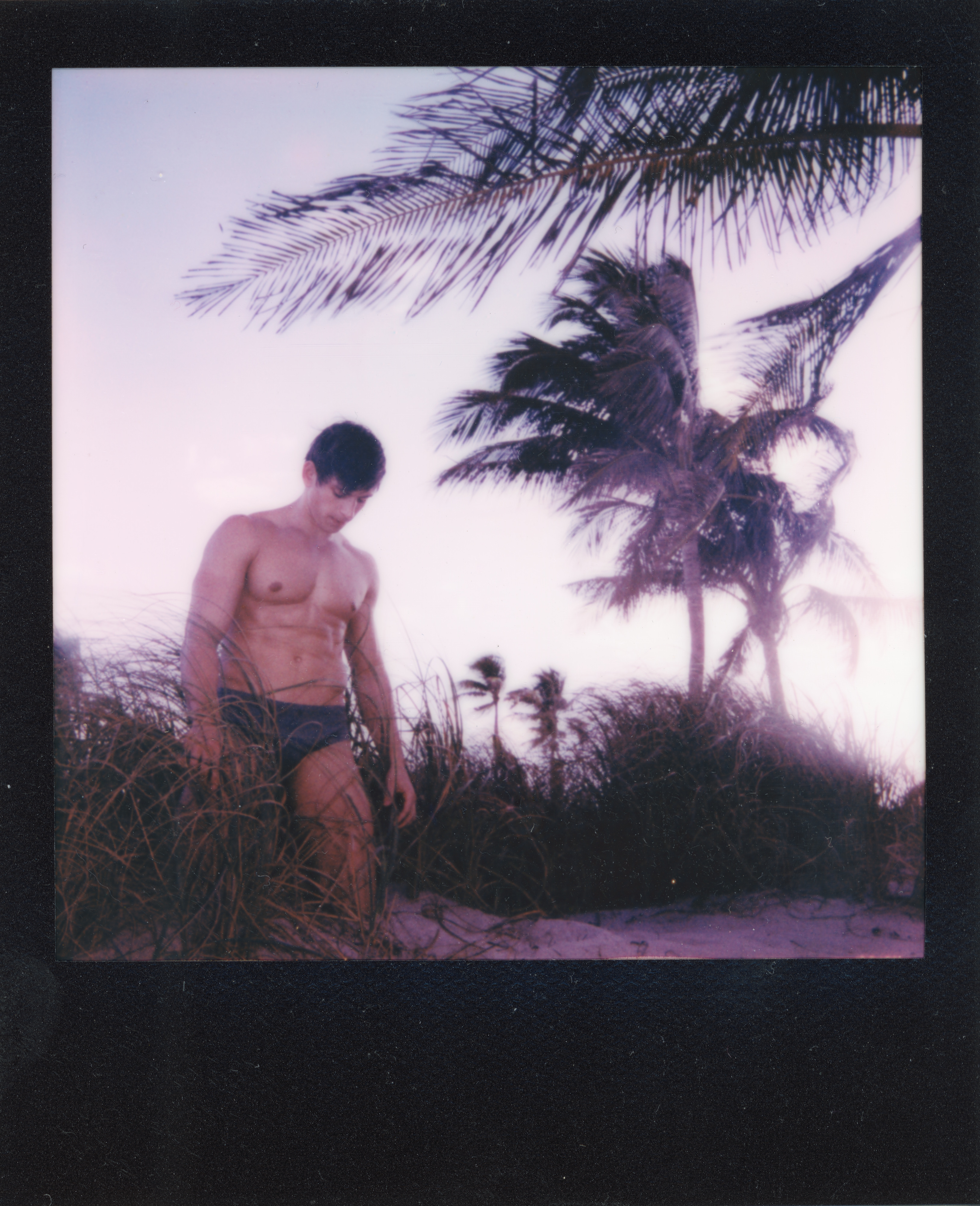 Miami 2021 Polaroid 031, a one-of-one instant photograph made in Miami, Florida, 2021 by Robert Andy Coombs.