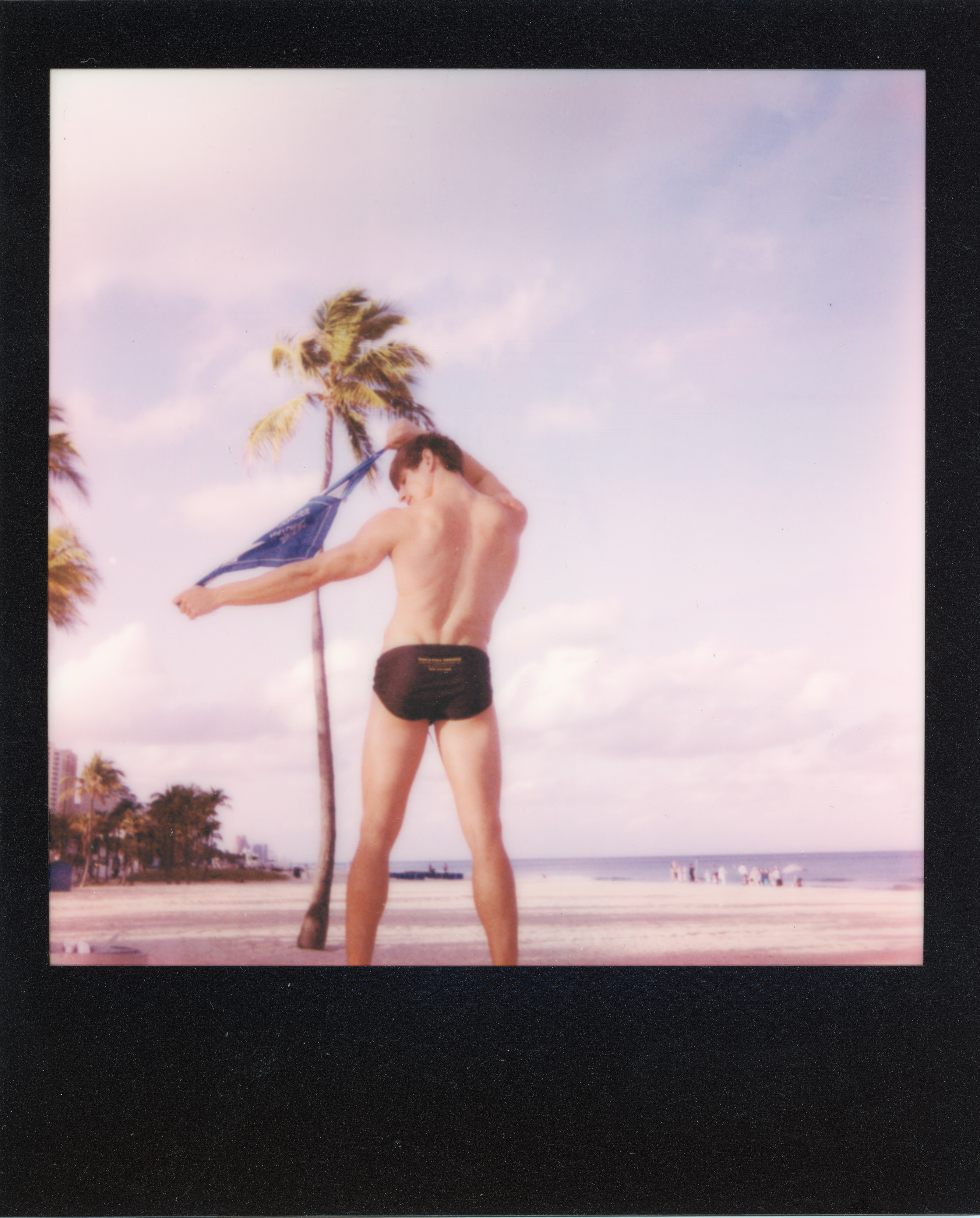 Miami 2021 Polaroid 034, a one-of-one instant photograph made in Miami, Florida, 2021 by Robert Andy Coombs.