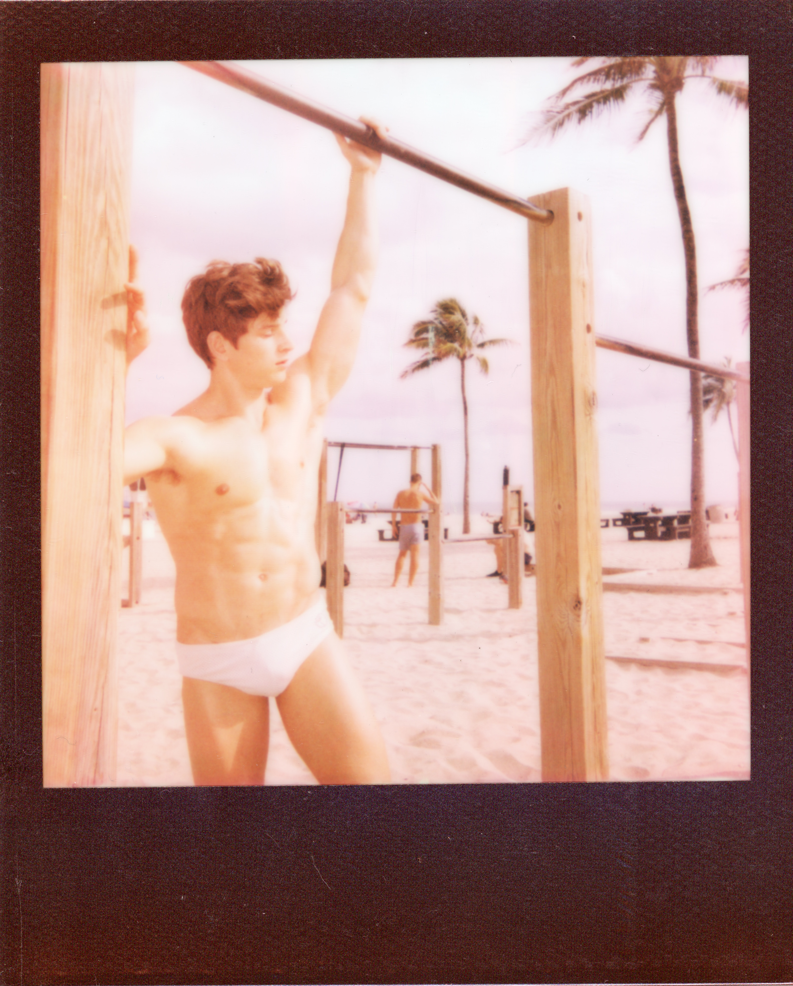 Miami 2021 Polaroid 045, a one-of-one instant photograph made in Miami, Florida, 2021 by Robert Andy Coombs.