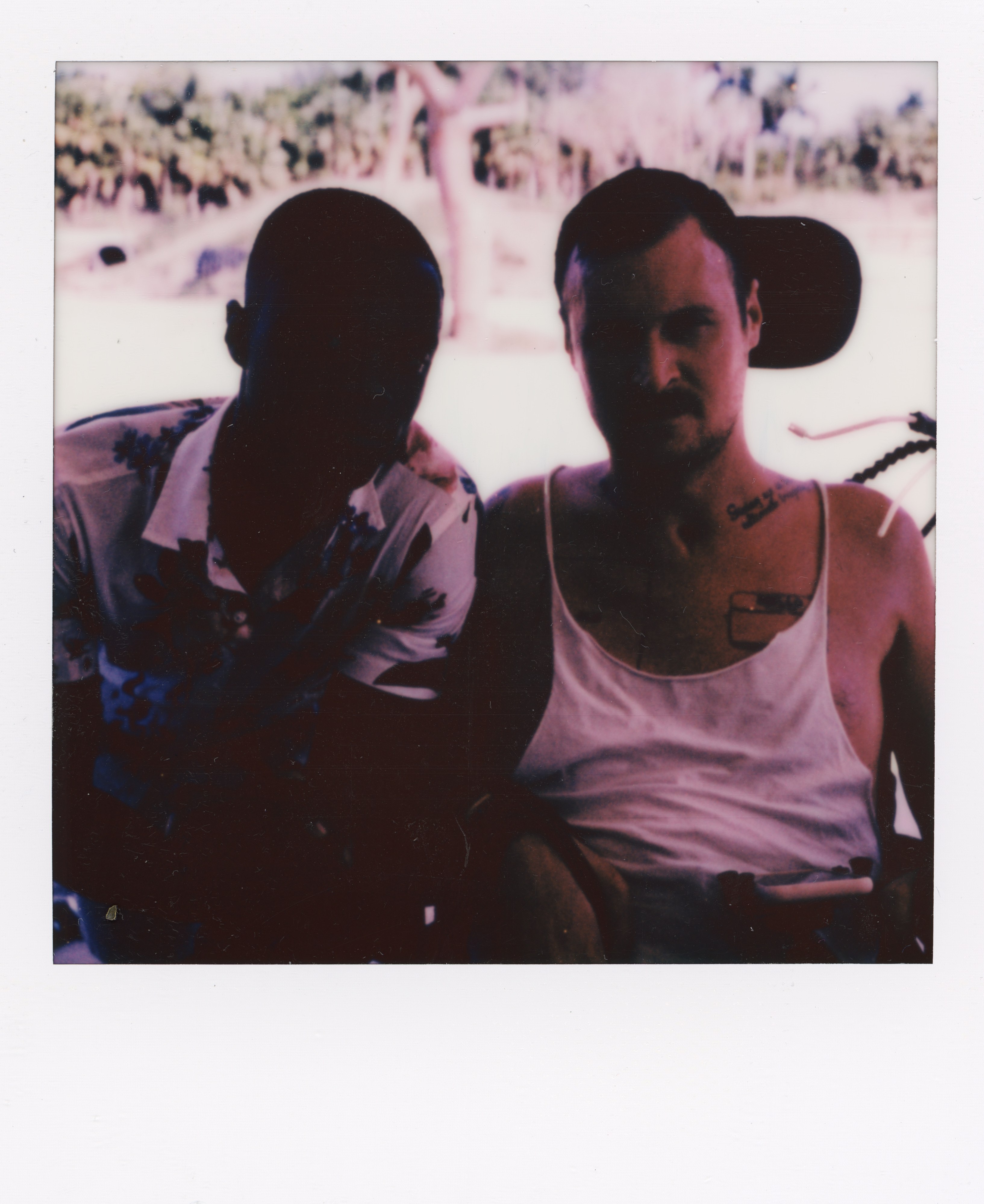 Miami 2021 Polaroid 074, a one-of-one instant photograph made in Miami, Florida, 2021 by Robert Andy Coombs.