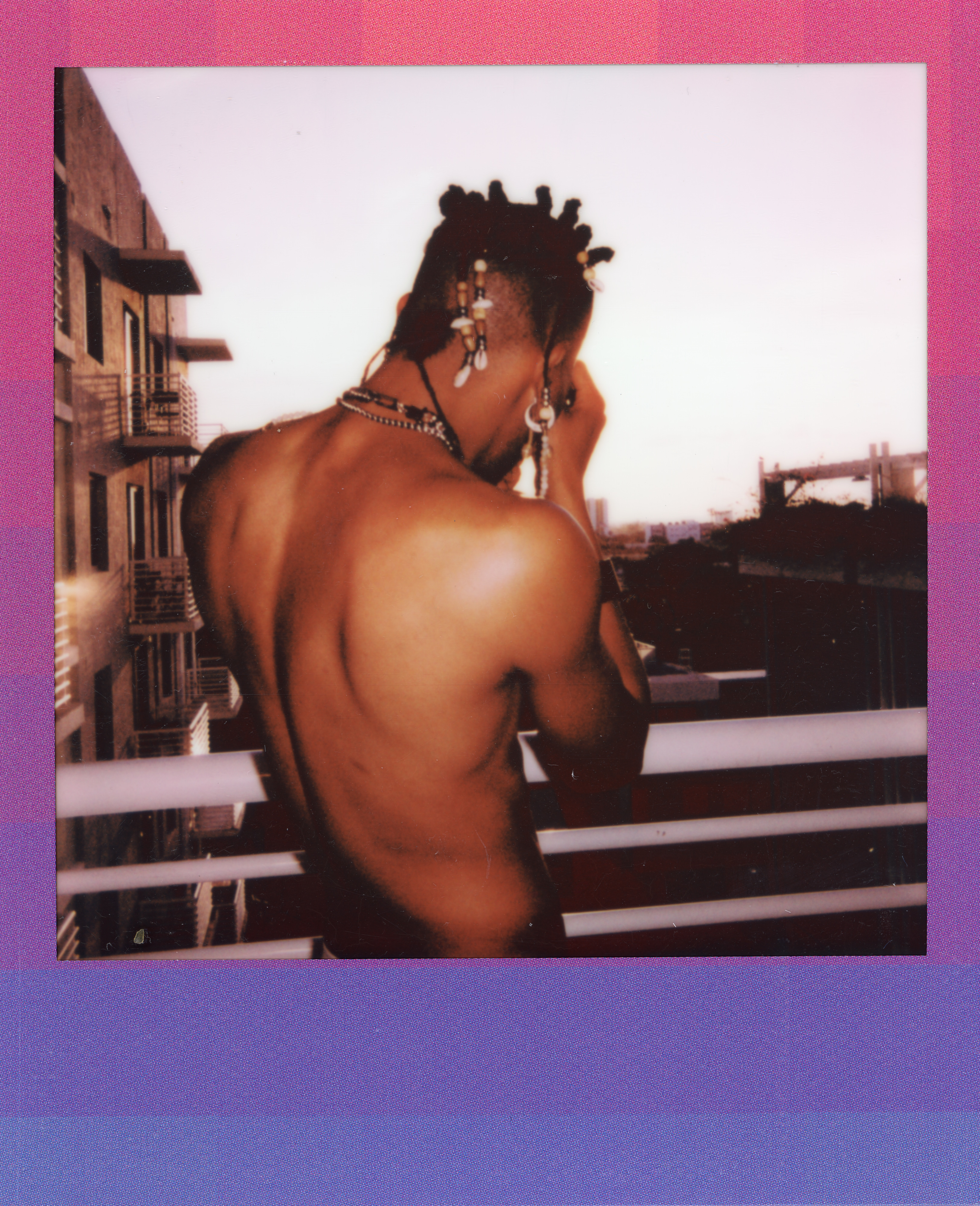 Miami 2021 Polaroid 079, a one-of-one instant photograph made in Miami, Florida, 2021 by Robert Andy Coombs.