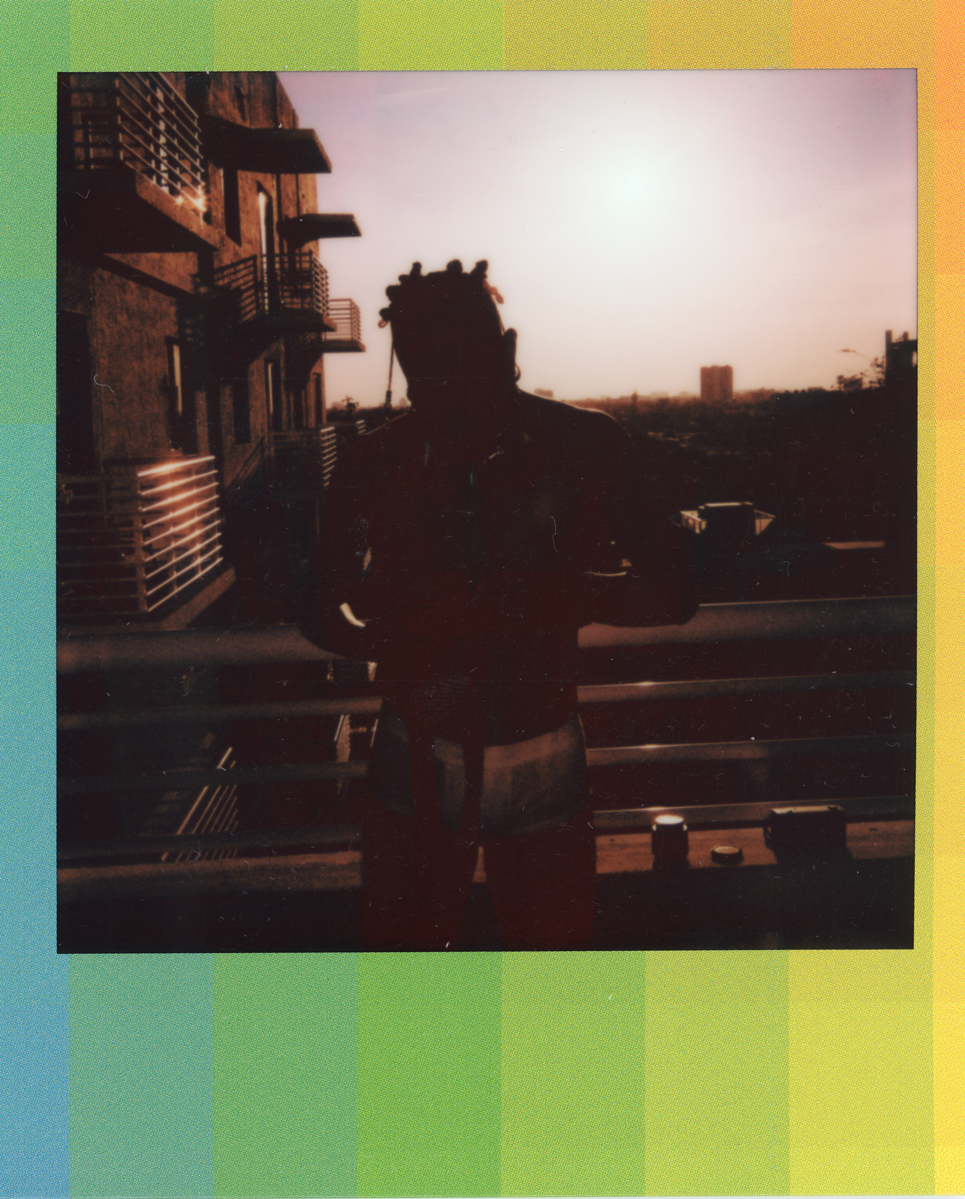Miami 2021 Polaroid 081, a one-of-one instant photograph made in Miami, Florida, 2021 by Robert Andy Coombs.