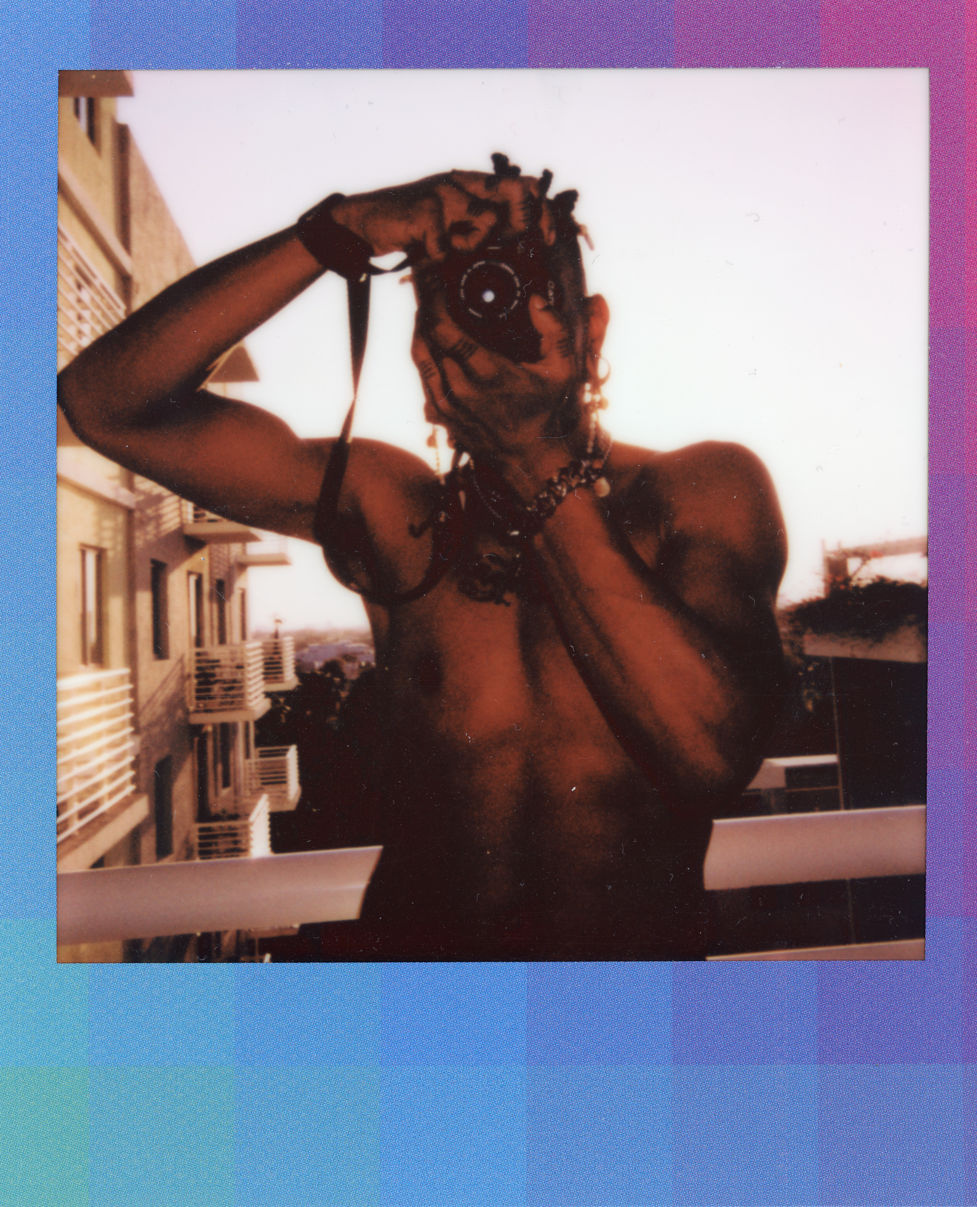 Miami 2021 Polaroid 082, a one-of-one instant photograph made in Miami, Florida, 2021 by Robert Andy Coombs.
