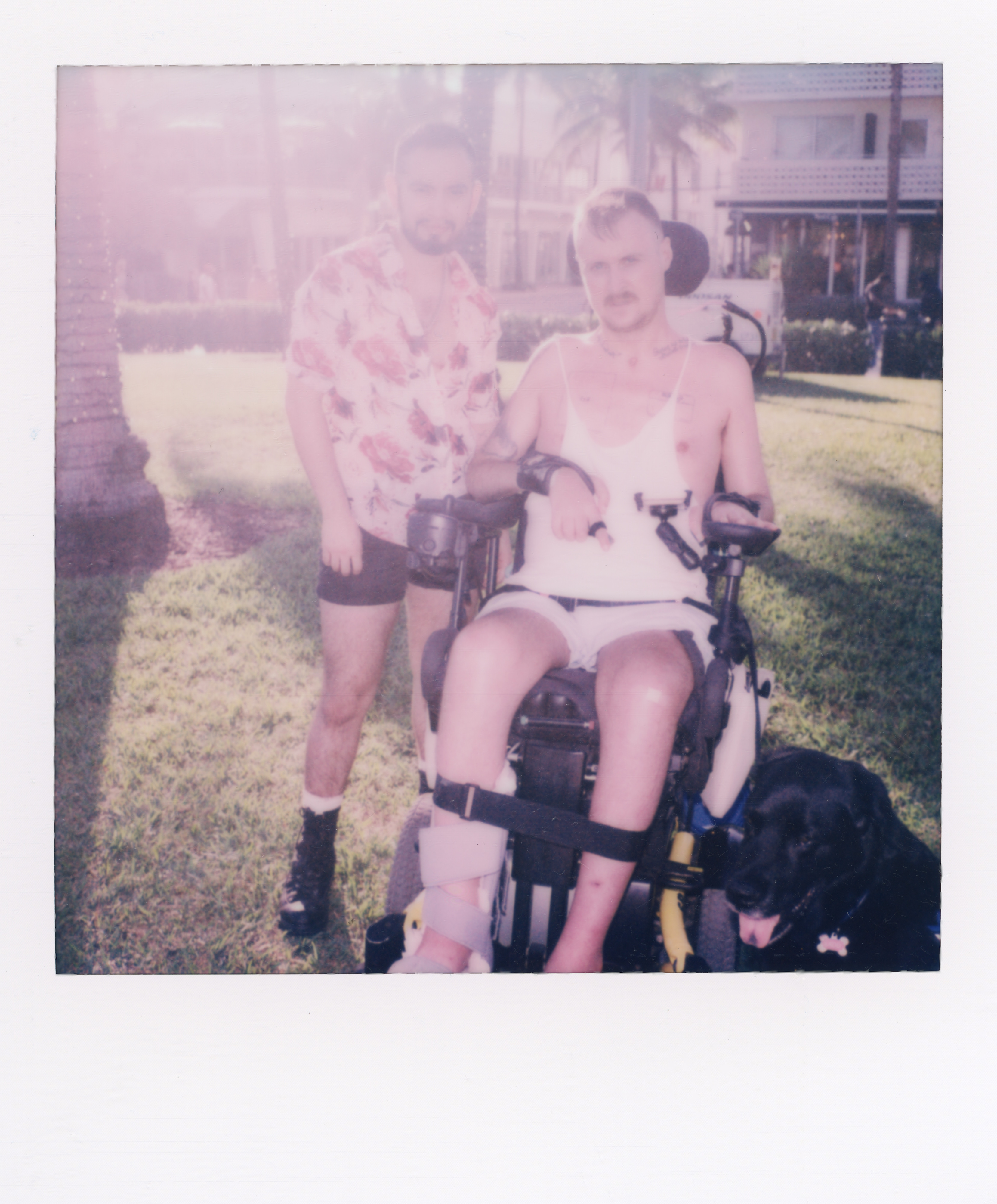 Miami 2021 Polaroid 009, a one-of-one instant photograph made in Miami, Florida, 2021 by Robert Andy Coombs.