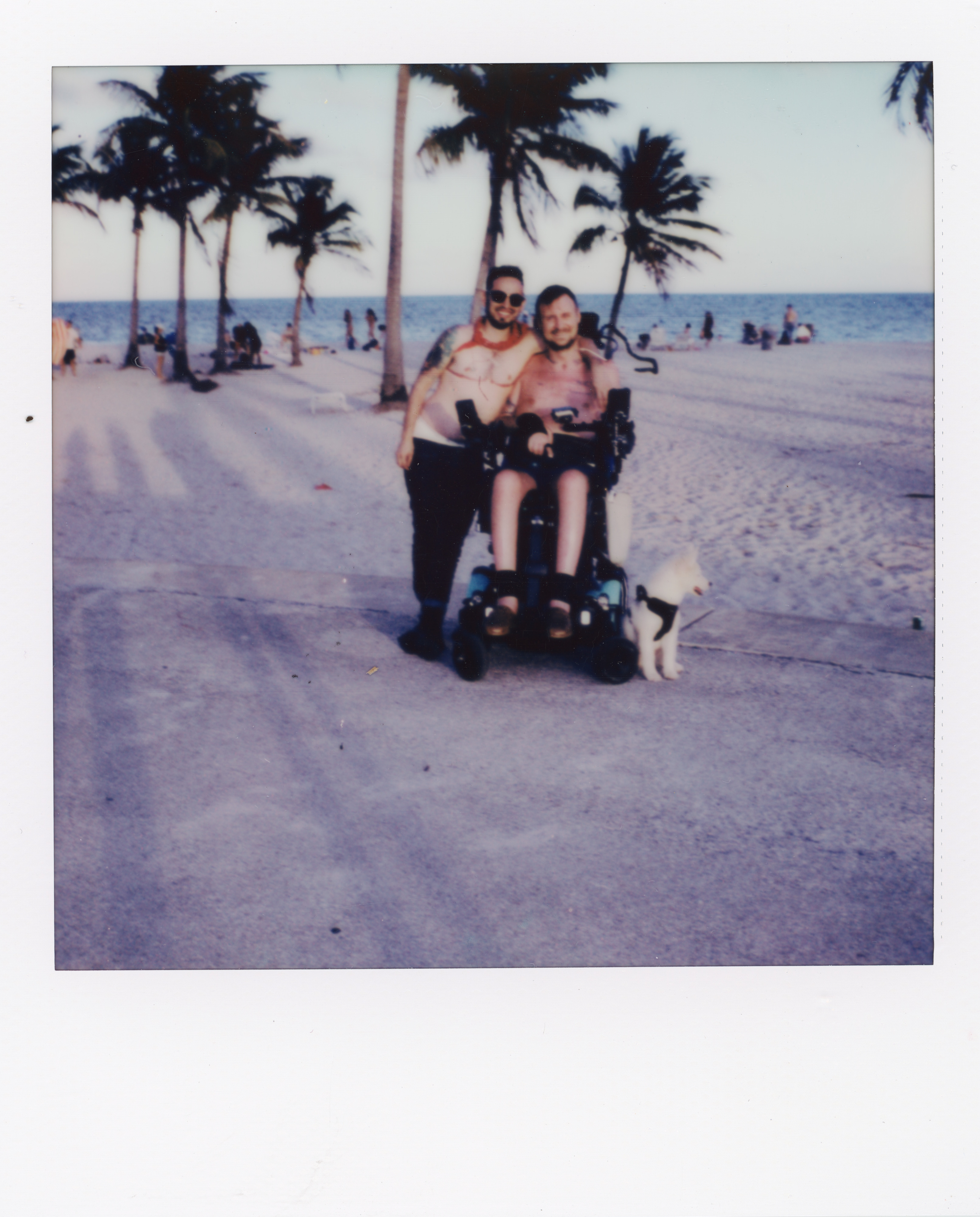 Miami 2022 Polaroid 053, a one-of-one instant photograph made in Miami, Florida, 2022 by Robert Andy Coombs.