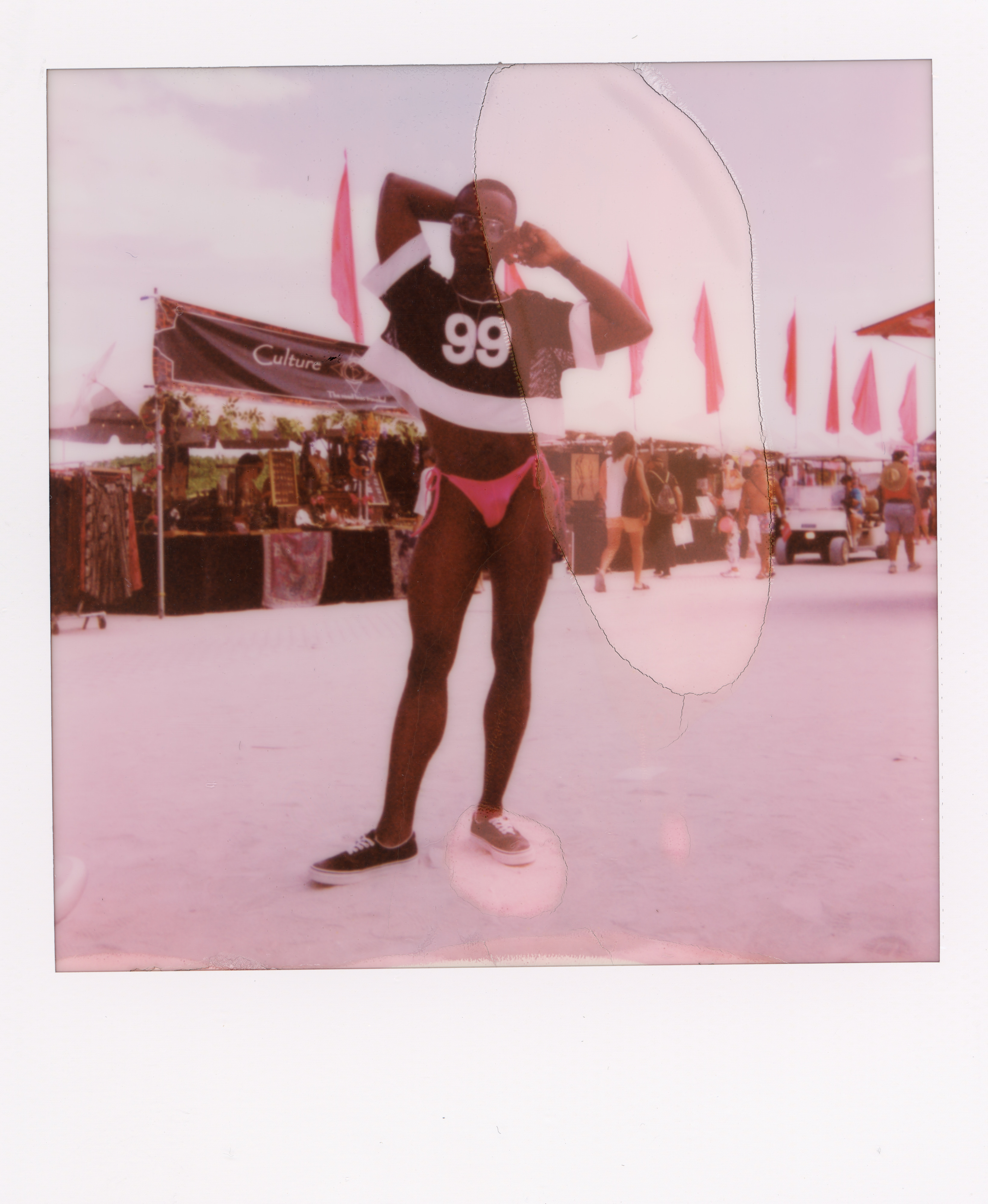 Miami 2022 Polaroid 062, a one-of-one instant photograph made in Miami, Florida, 2022 by Robert Andy Coombs.