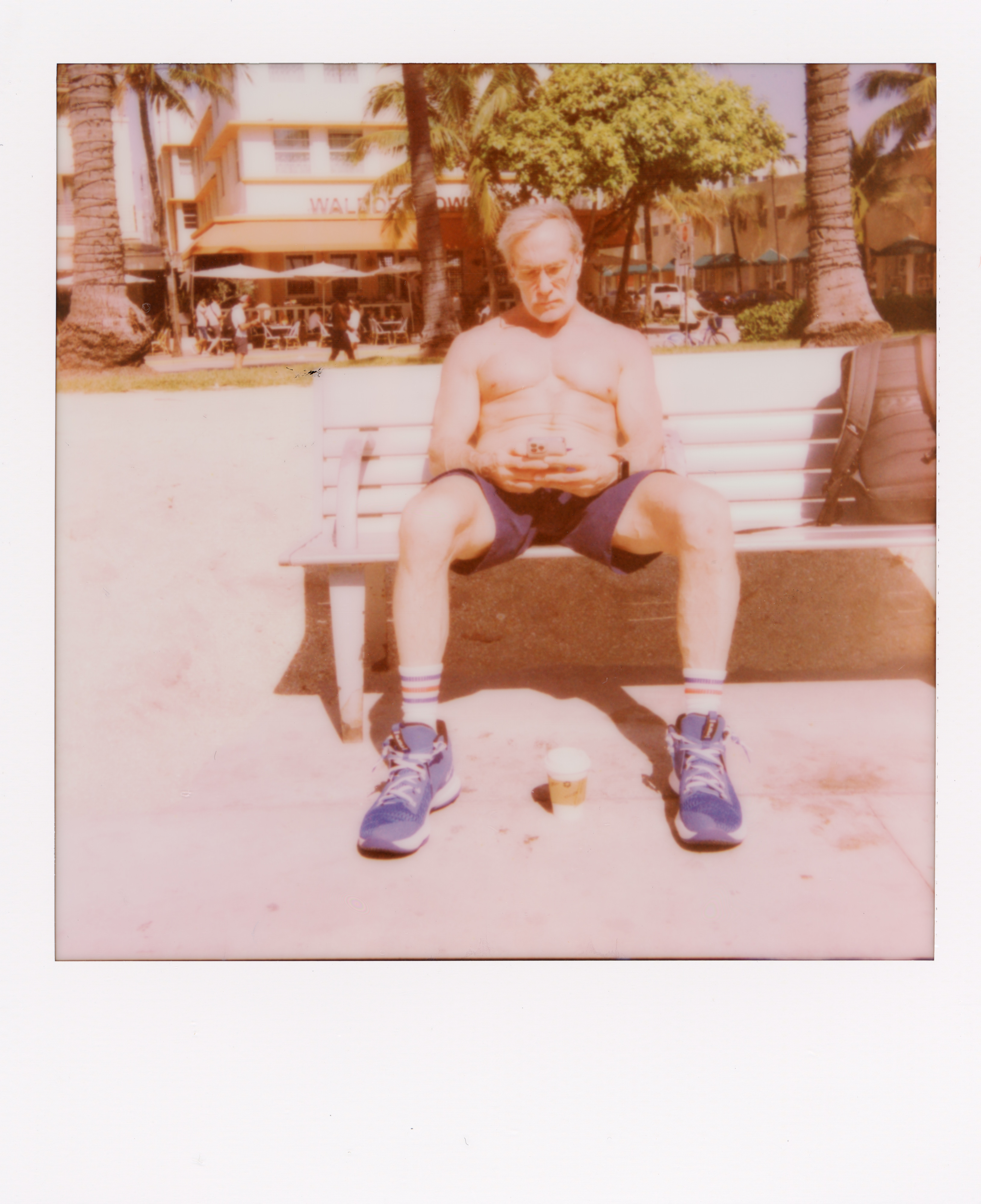 Miami 2022 Polaroid 068, a one-of-one instant photograph made in Miami, Florida, 2022 by Robert Andy Coombs.