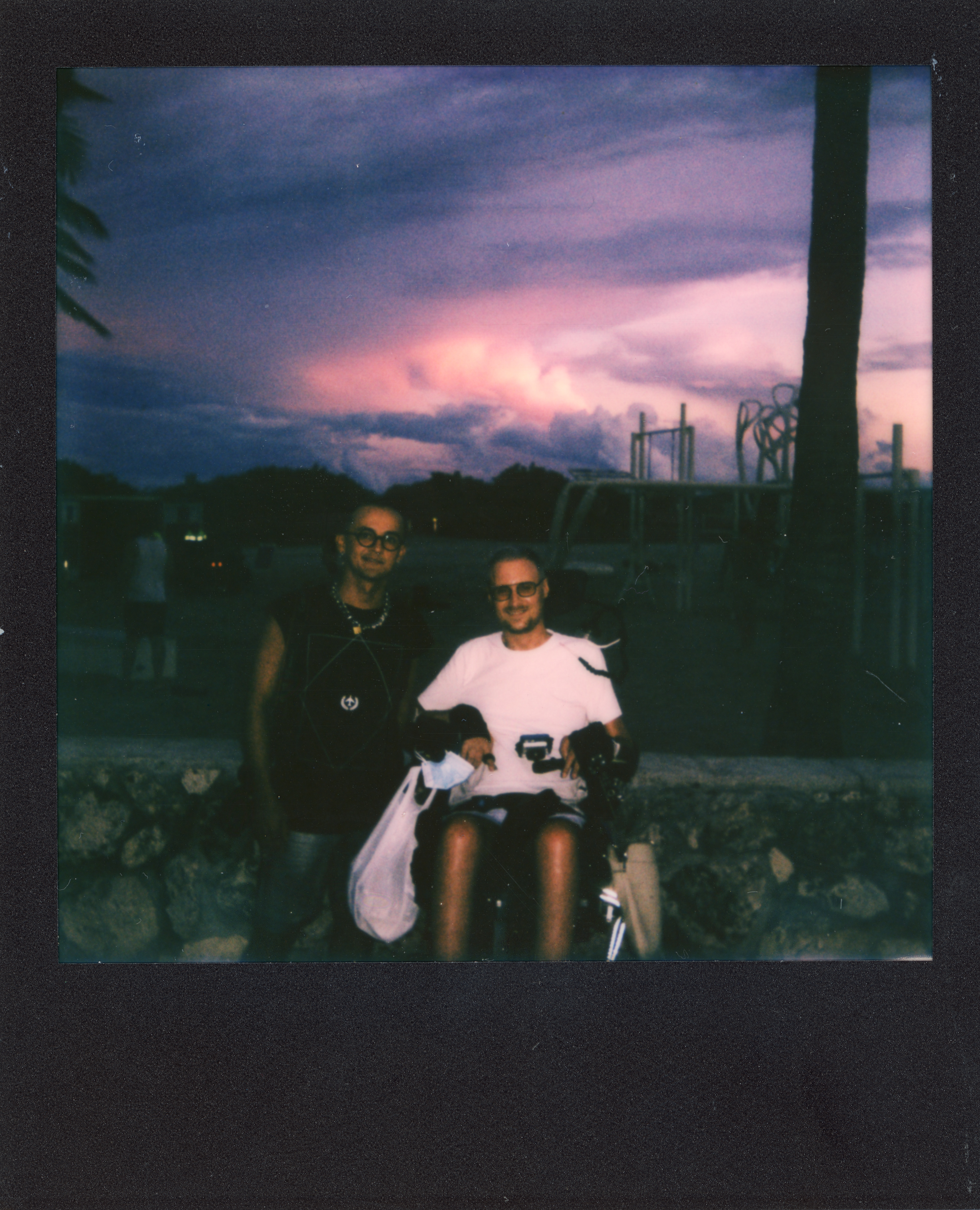 Miami 2022 Polaroid 072, a one-of-one instant photograph made in Miami, Florida, 2022 by Robert Andy Coombs.