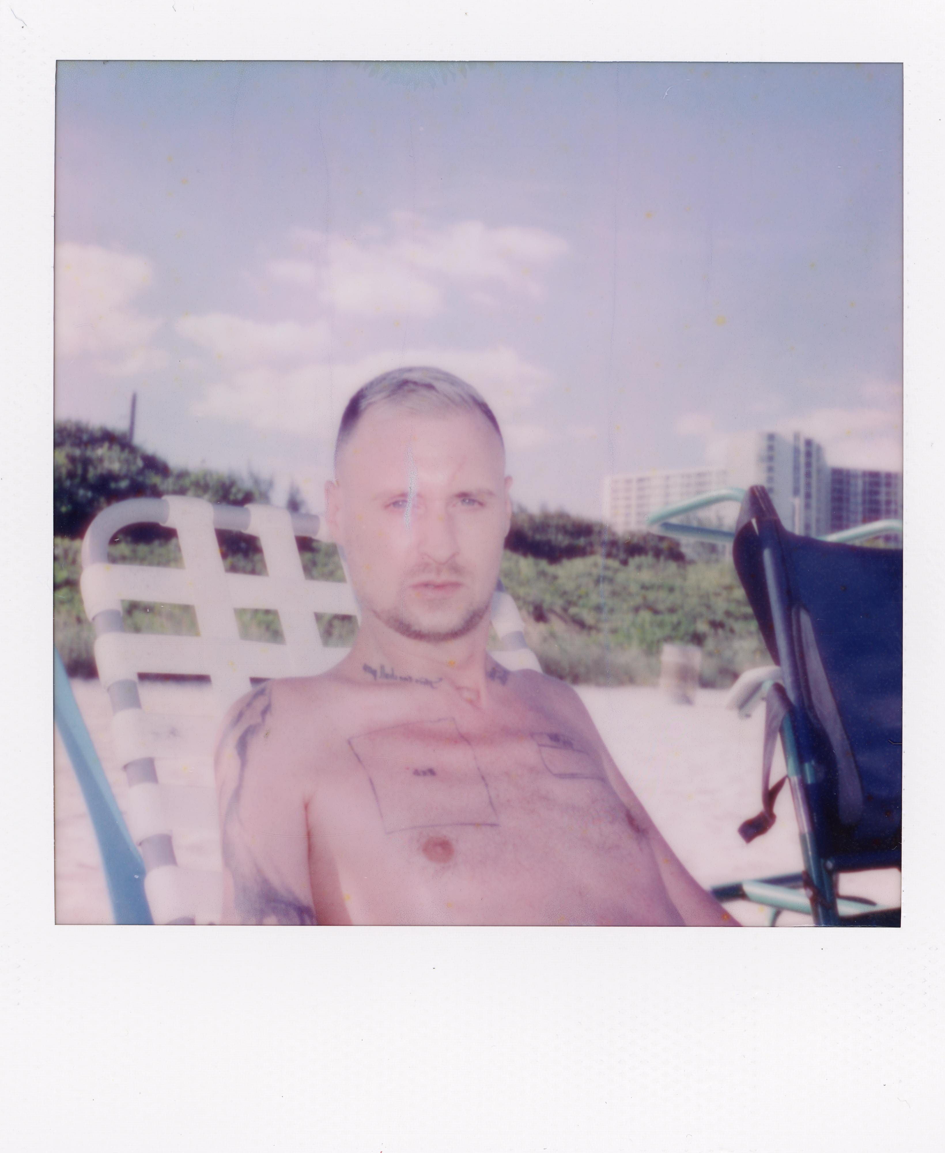 Miami 2022 Polaroid 092, a one-of-one instant photograph made in Miami, Florida, 2022 by Robert Andy Coombs.