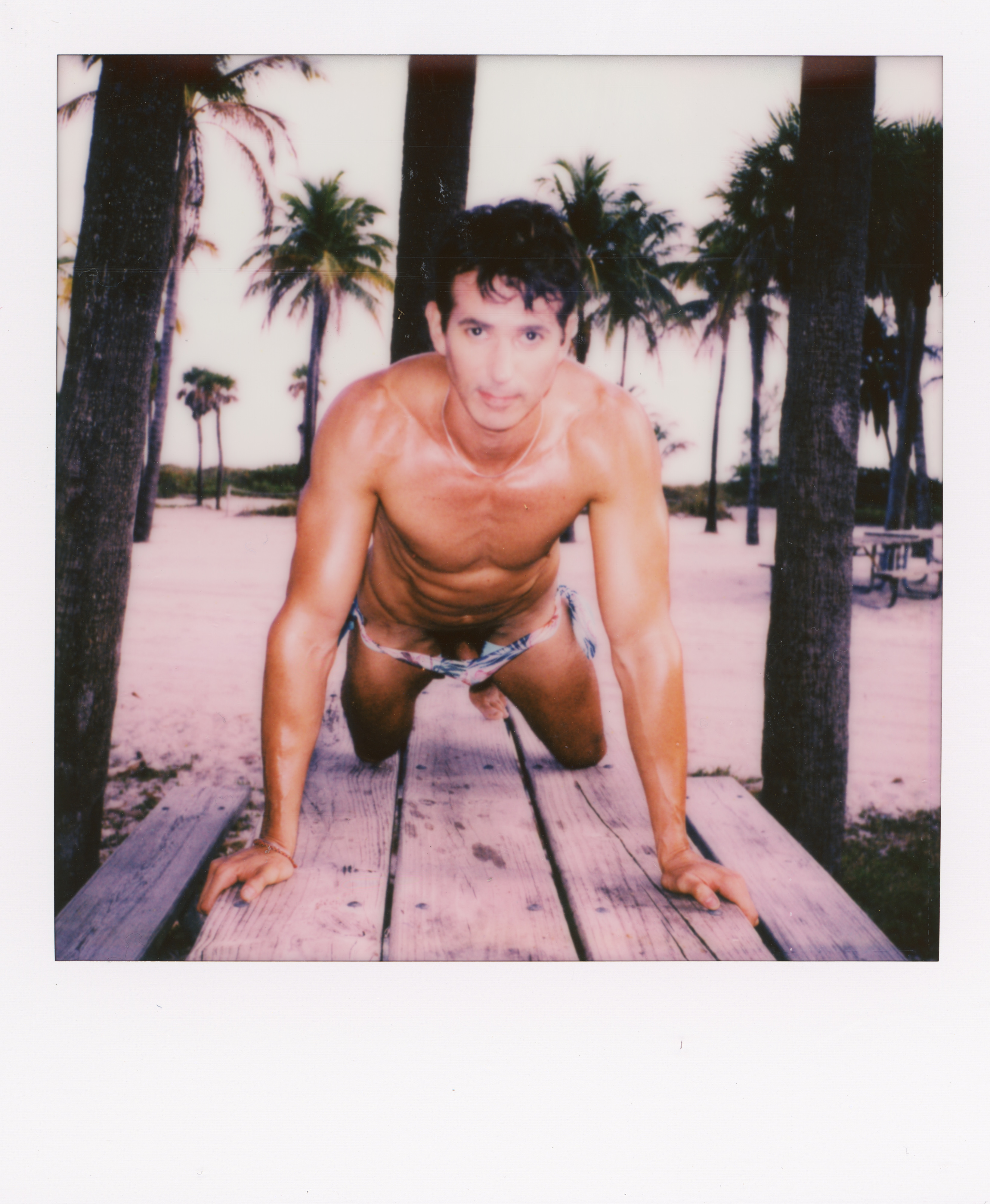 Miami 2023 Polaroid 011, a one-of-one instant photograph made in Miami, Florida, 2023 by Robert Andy Coombs.