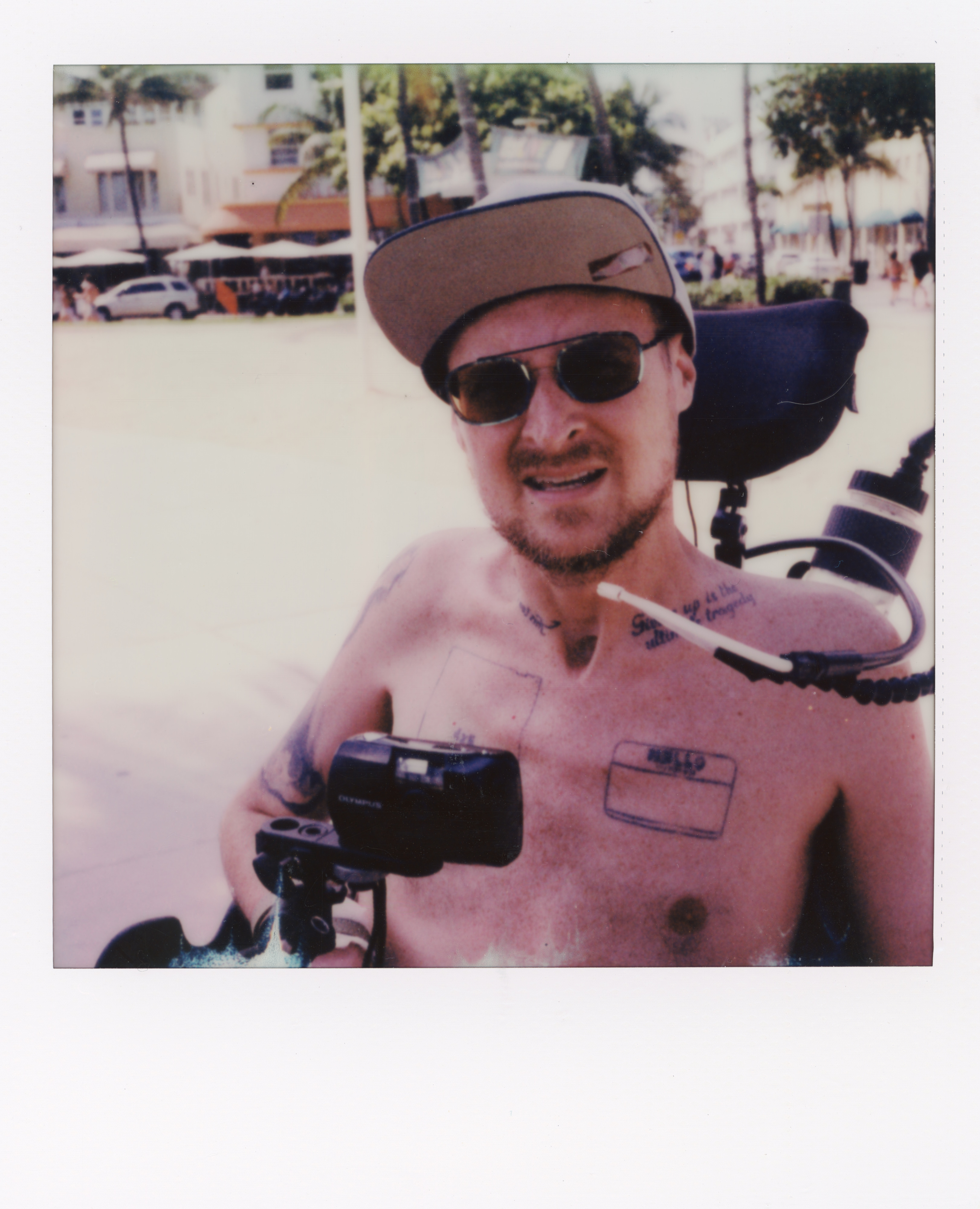 Miami 2023 Polaroid 037, a one-of-one instant photograph made in Miami, Florida, 2023 by Robert Andy Coombs.
