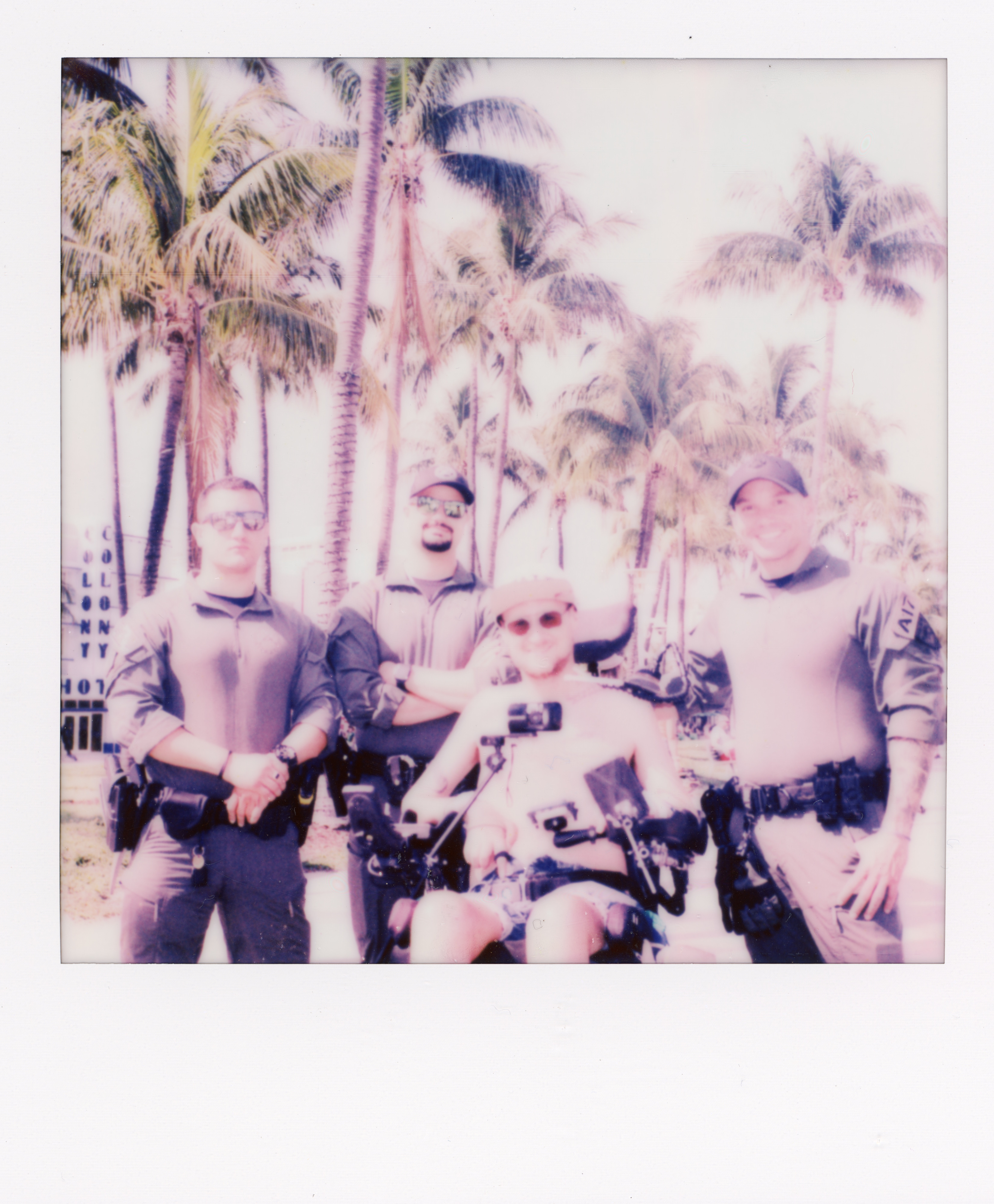Miami 2023 Polaroid 038, a one-of-one instant photograph made in Miami, Florida, 2023 by Robert Andy Coombs.