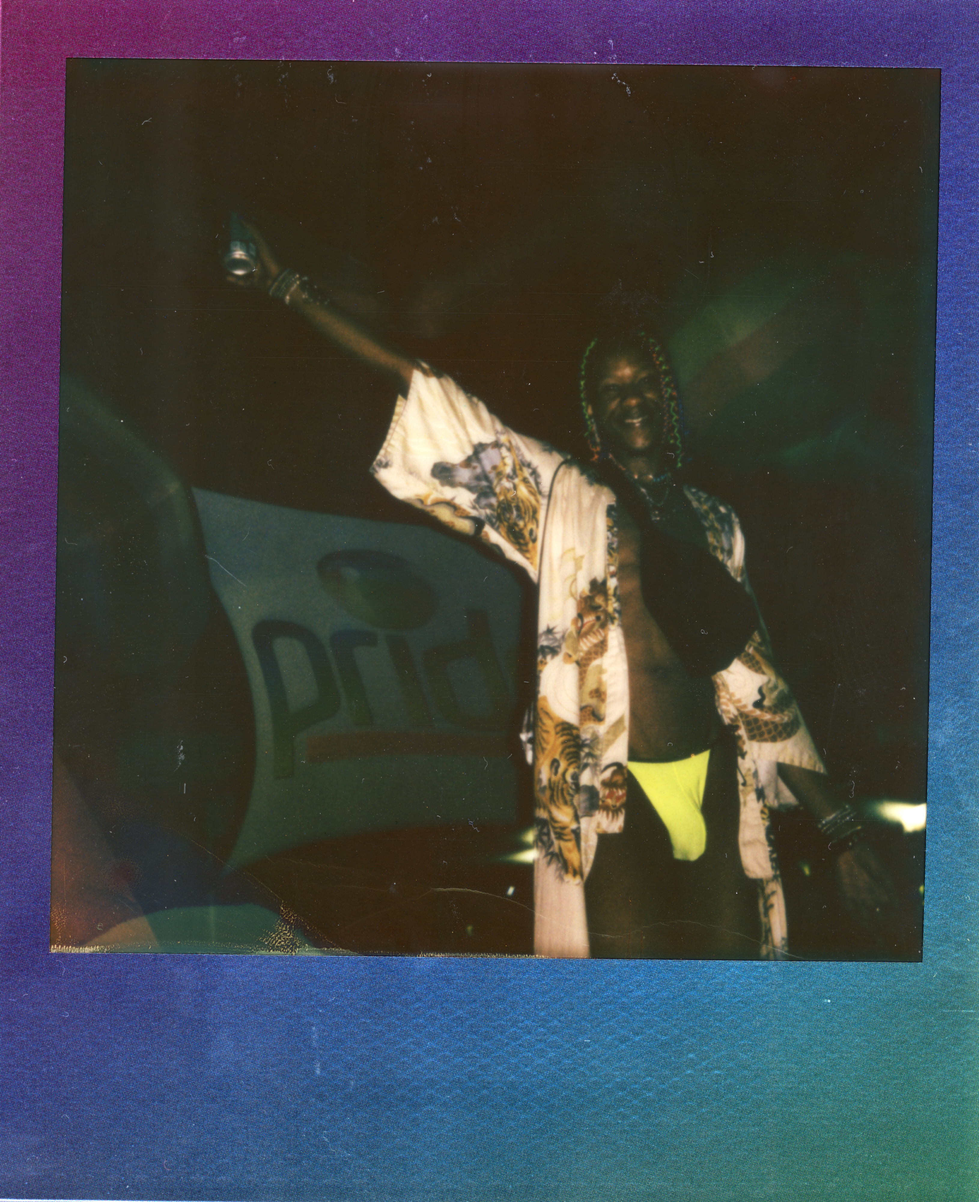 Miami 2023 Polaroid 044, a one-of-one instant photograph made in Miami, Florida, 2023 by Robert Andy Coombs.