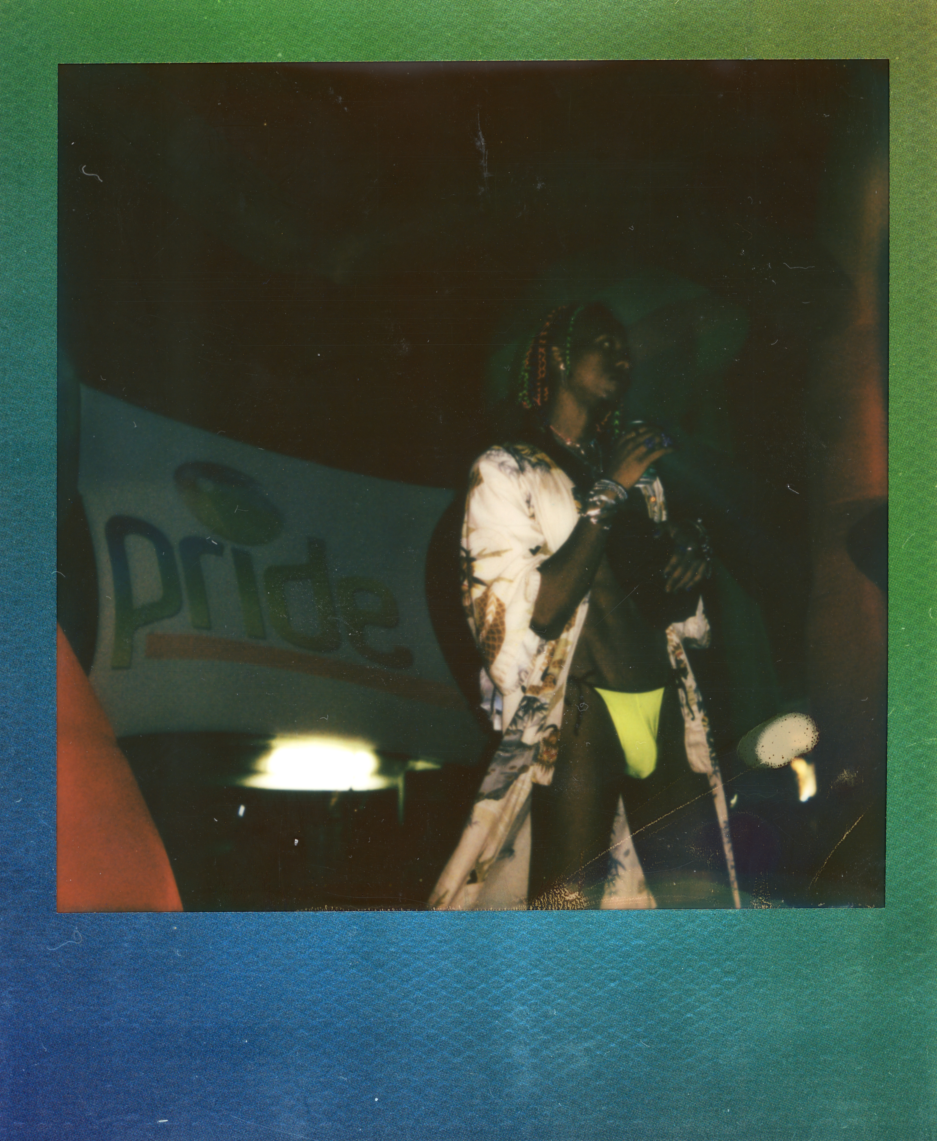 Miami 2023 Polaroid 046, a one-of-one instant photograph made in Miami, Florida, 2023 by Robert Andy Coombs.
