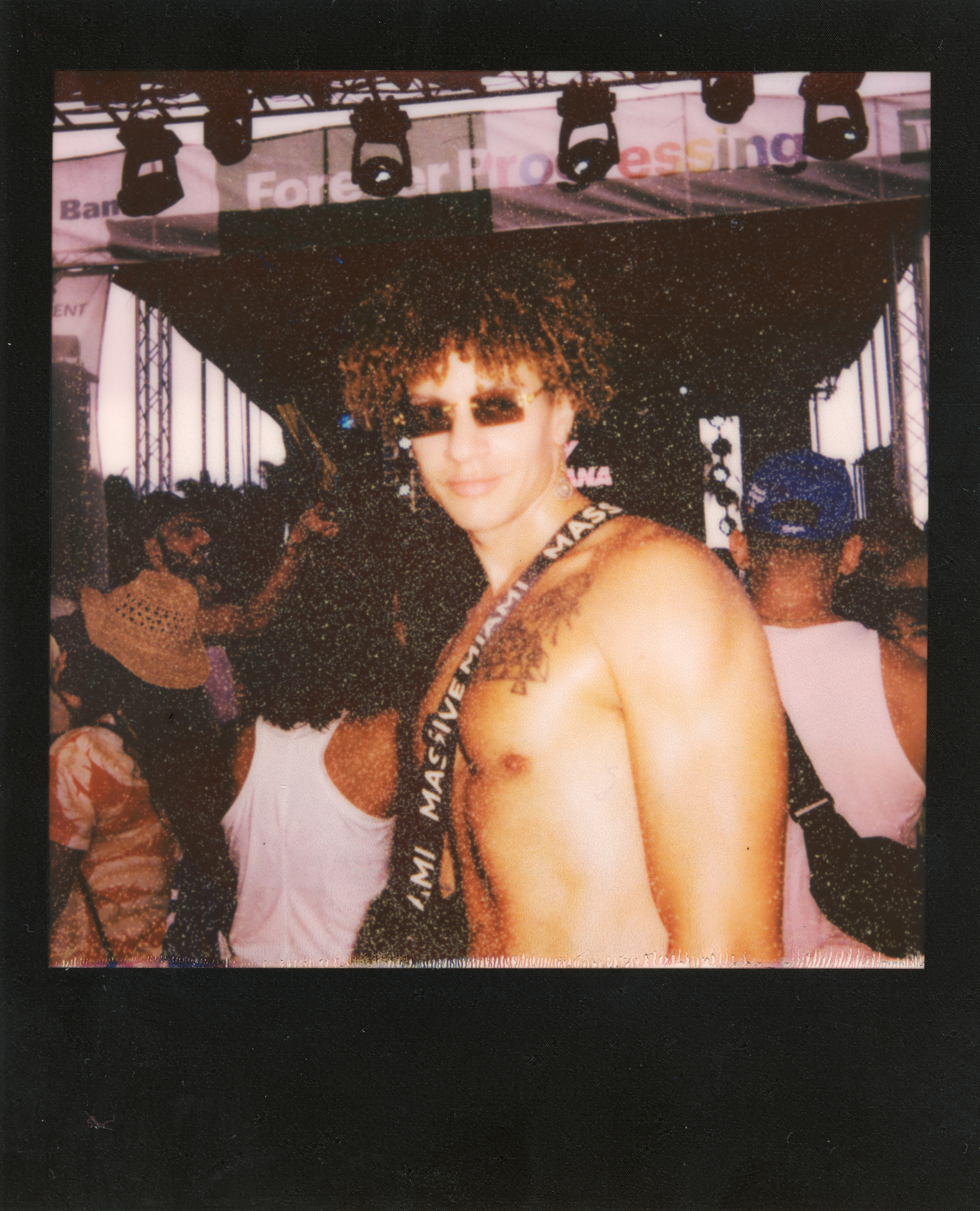 Miami 2023 Polaroid 048, a one-of-one instant photograph made in Miami, Florida, 2023 by Robert Andy Coombs.